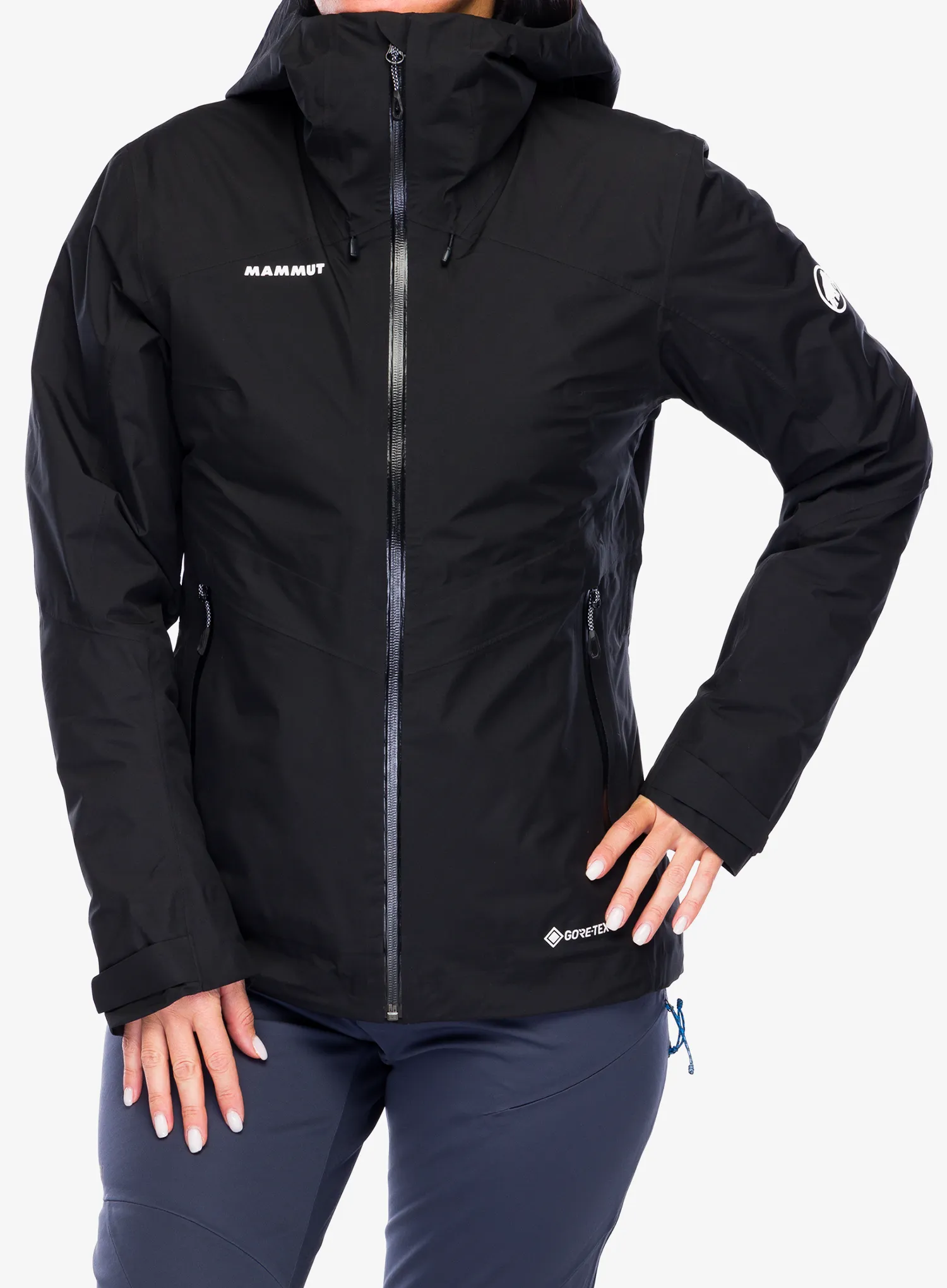 Ženska jakna Mammut Convey 3in1 HS Hooded Jacket - black/black