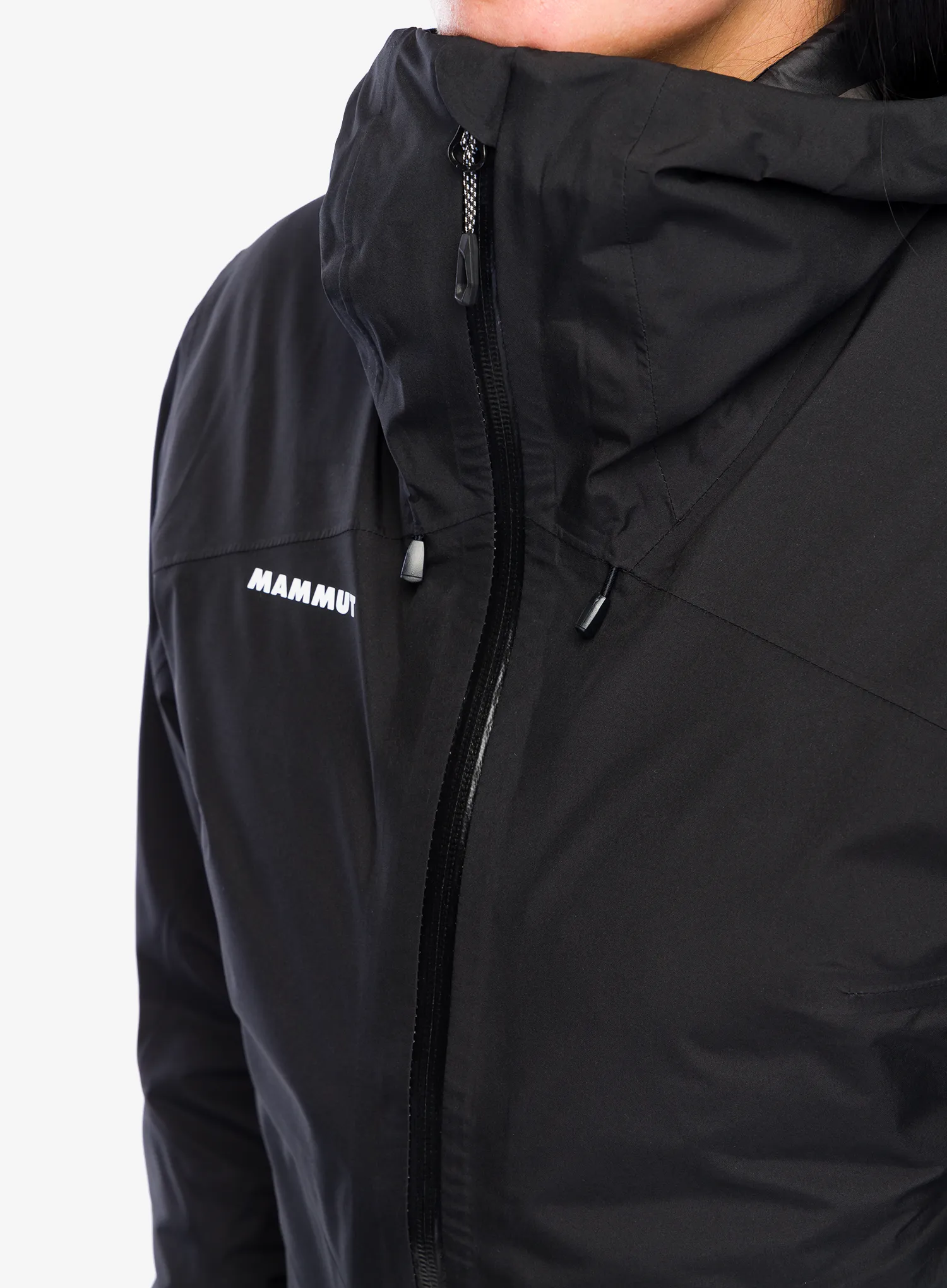 Ženska jakna Mammut Convey 3in1 HS Hooded Jacket - black/black