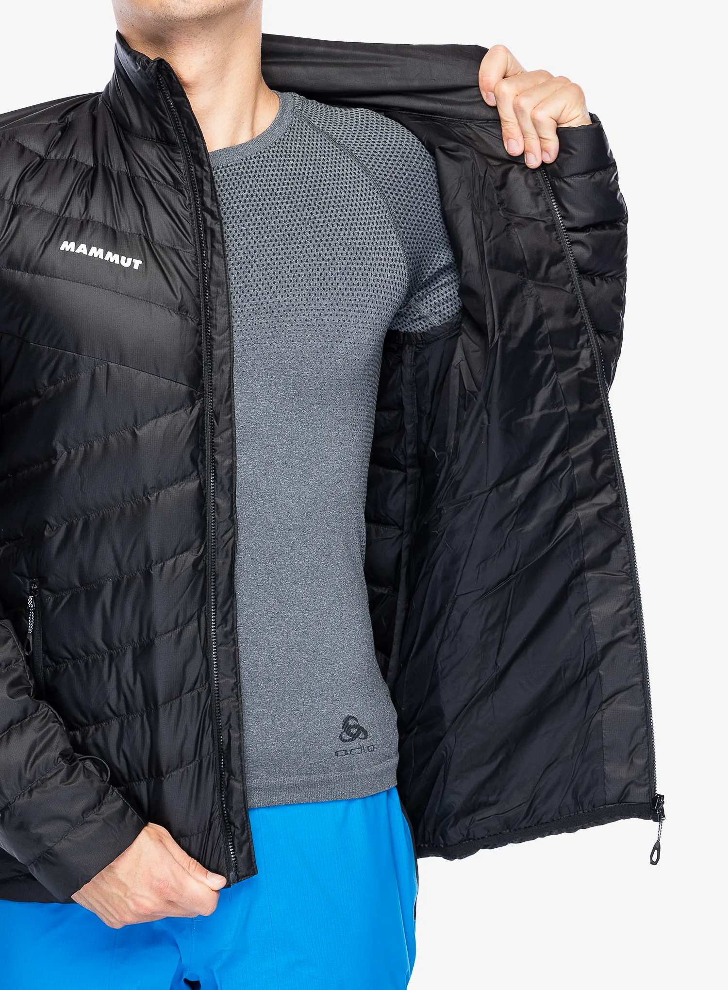 Jakna Mammut Convey 3in1 HS Hooded Jacket - glacier blue/black