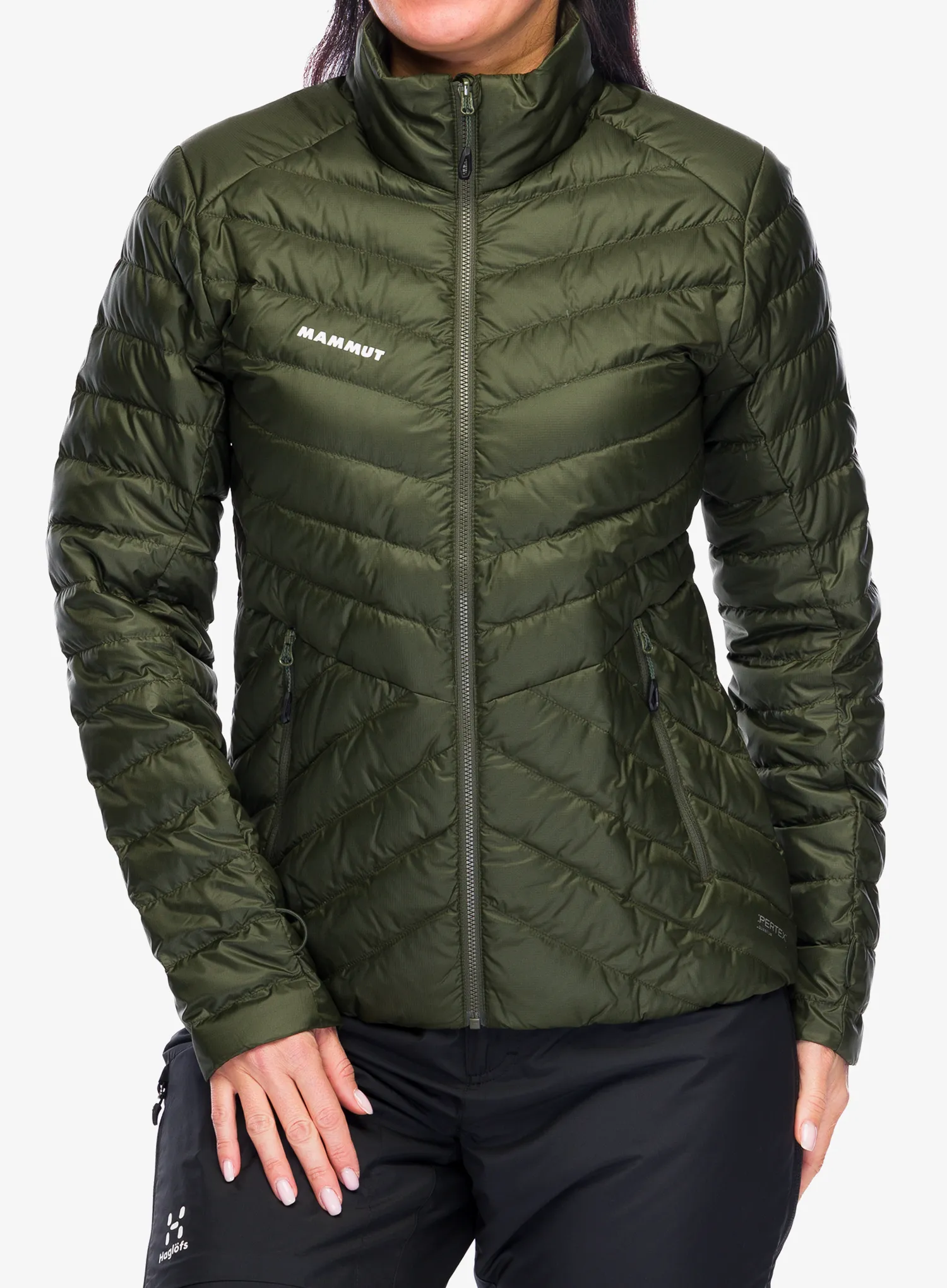 Ženska jakna Mammut Convey 3in1 HS Hooded Jacket - marsh/dark marsh
