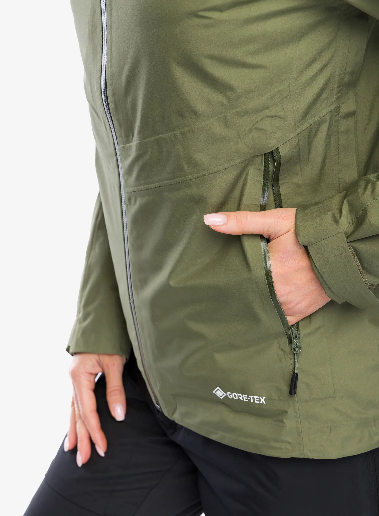 Ženska jakna Mammut Convey 3in1 HS Hooded Jacket - marsh/dark marsh