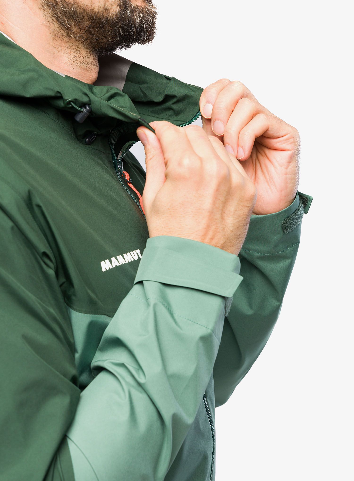 GORE-TEX jakna Mammut Convey Tour HS Hooded Jacket - dark jade/woods
