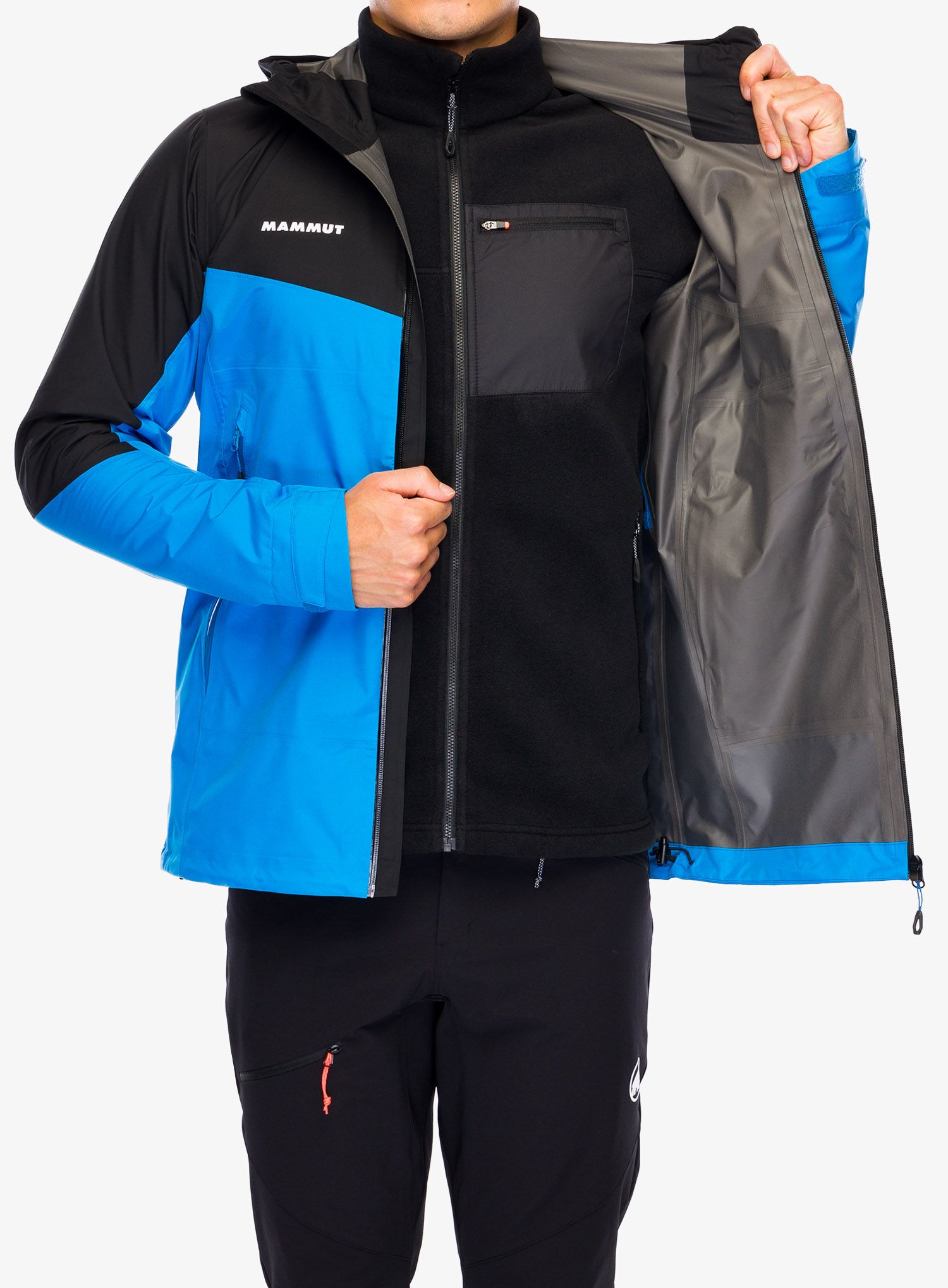 GORE-TEX jakna Mammut Convey Tour HS Hooded Jacket - glacier blue/black