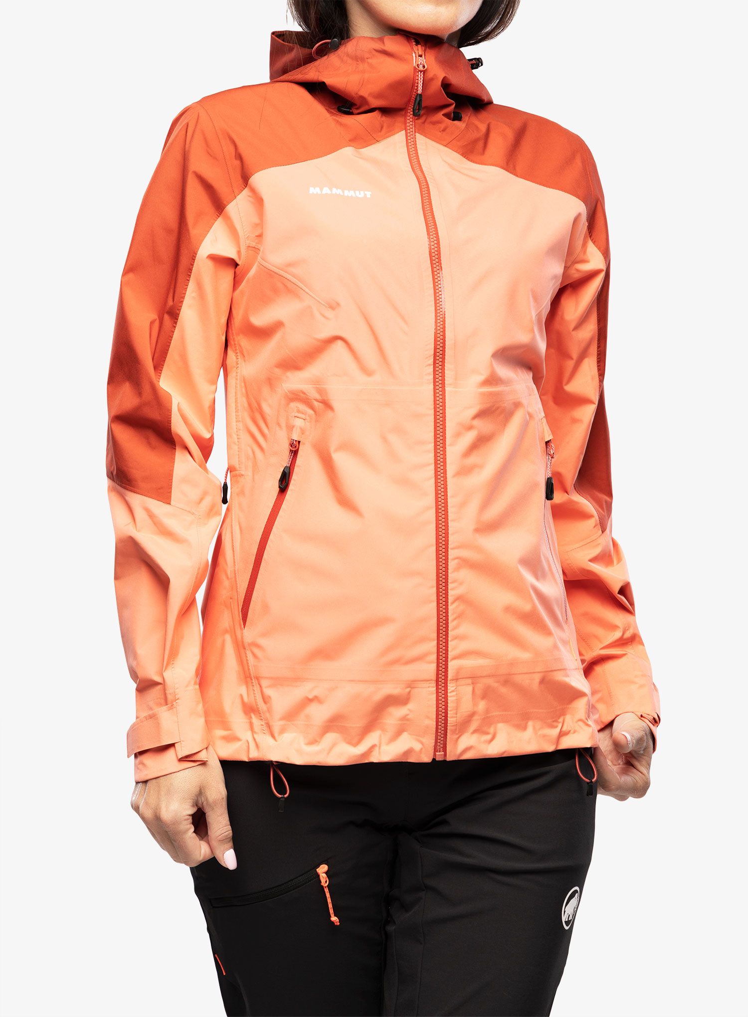 Ženska jakna Mammut Convey Tour HS Hooded Jacket - salmon/terracotta