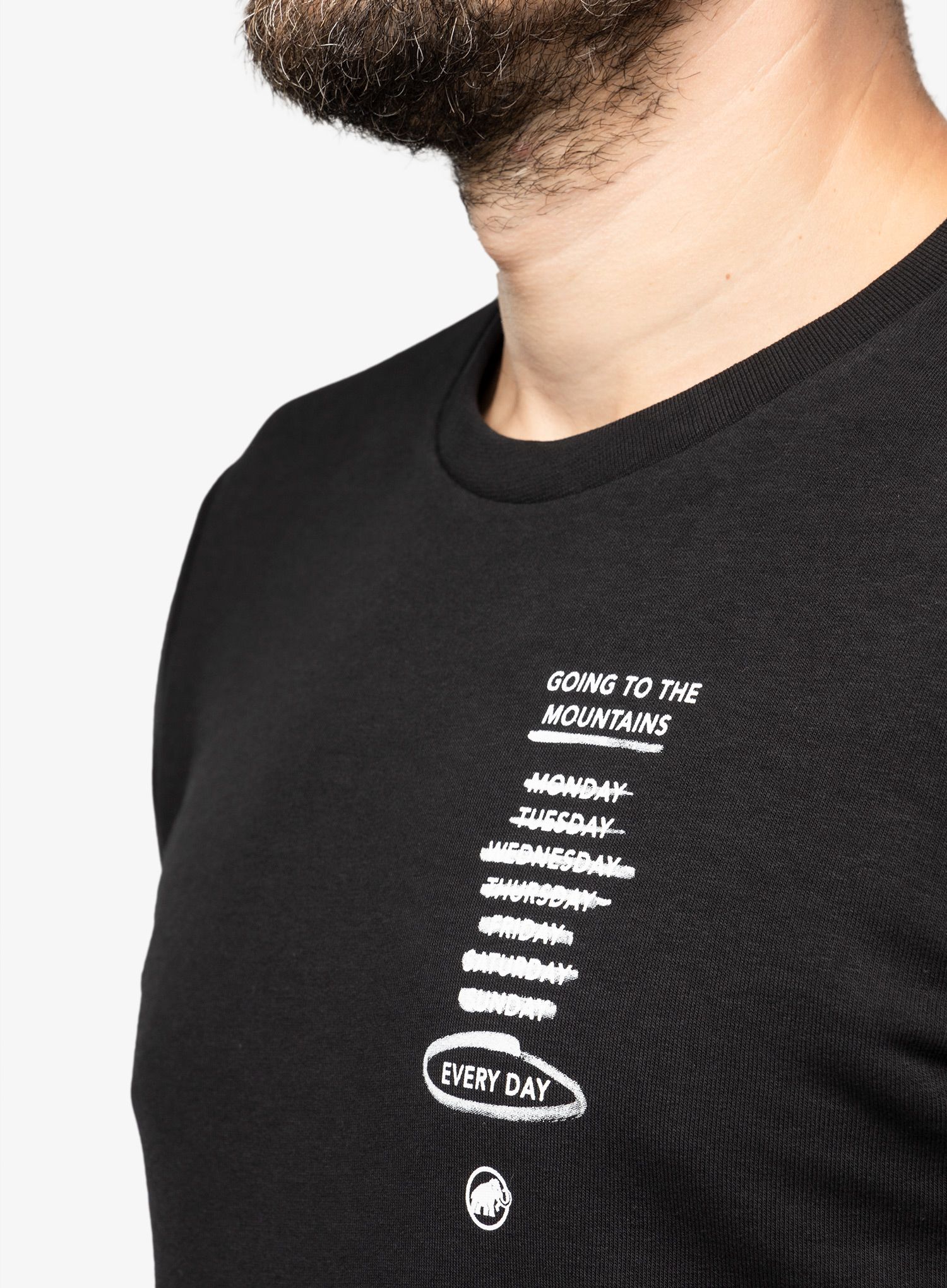 Moška jopica Mammut Core ML Crew Neck Every Day - black