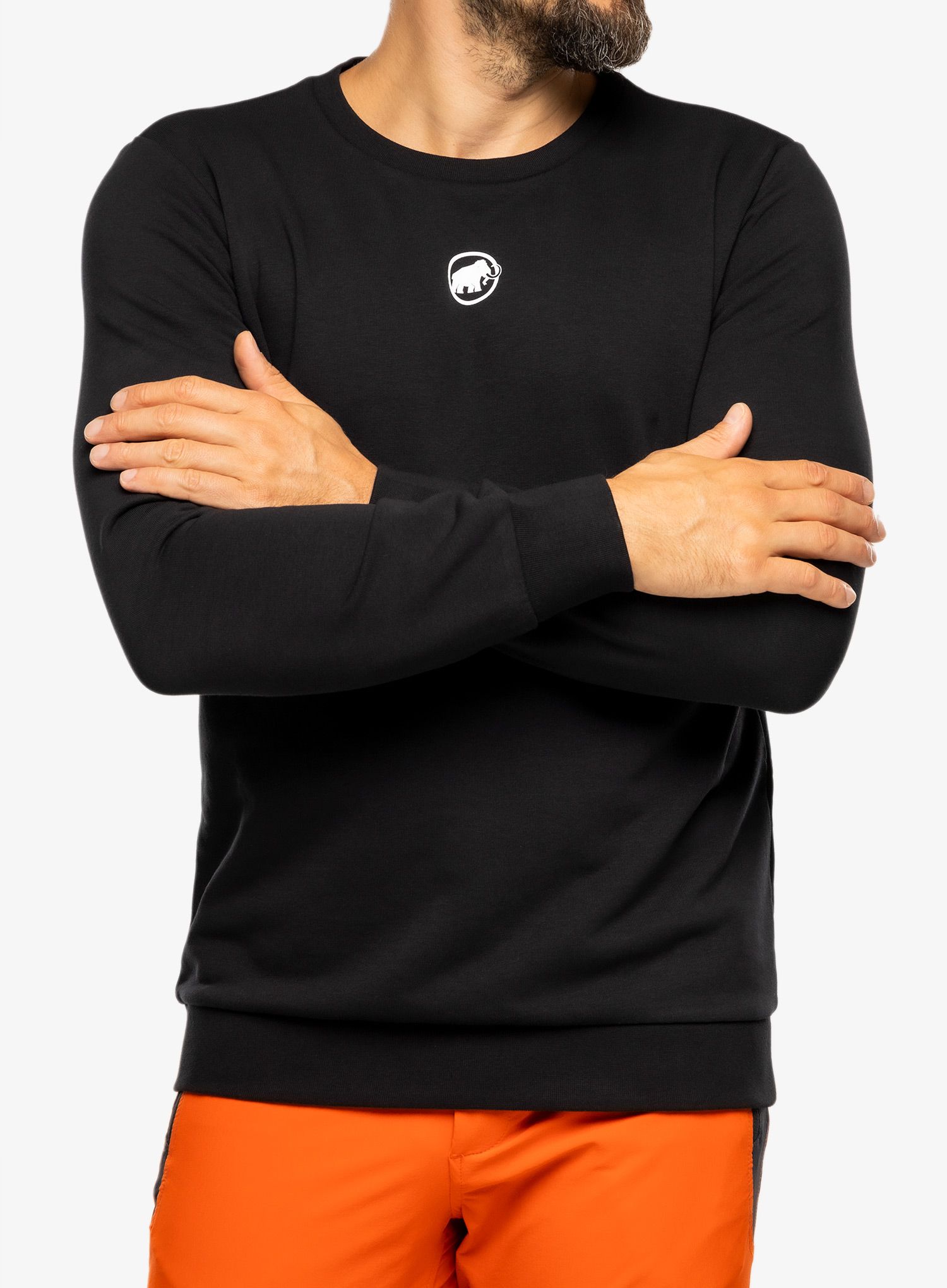 Moška jopica Mammut Core ML Crew Neck Original - black