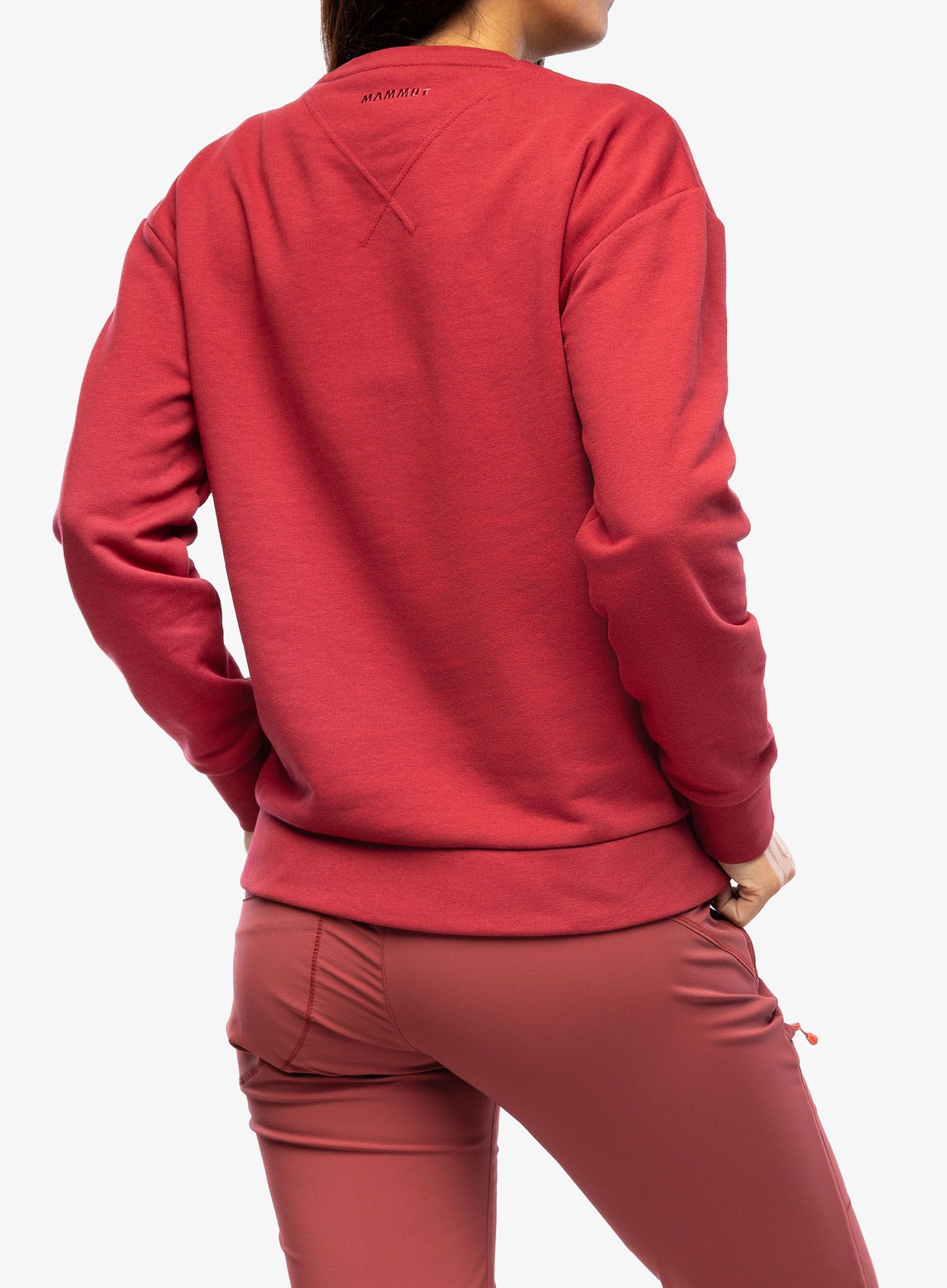Ženska jopica Mammut Core ML Crew Neck Original - blood red