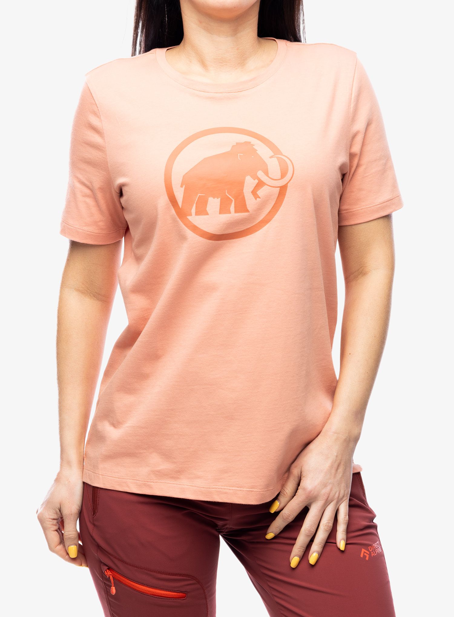 Ženska majica s potiskom Mammut Core T-Shirt Classic - quartz dust/dust