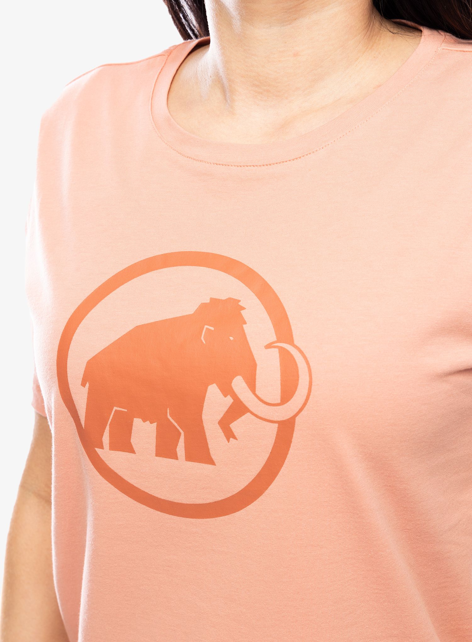 Ženska majica s potiskom Mammut Core T-Shirt Classic - quartz dust/dust