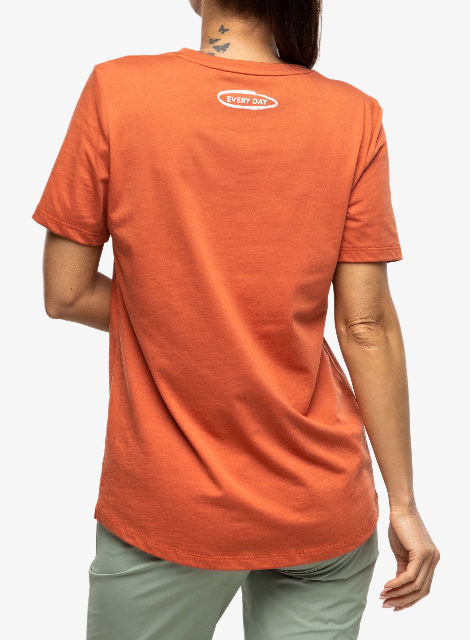 Ženska majica s potiskom Mammut Core T-Shirt Every Day - terracotta