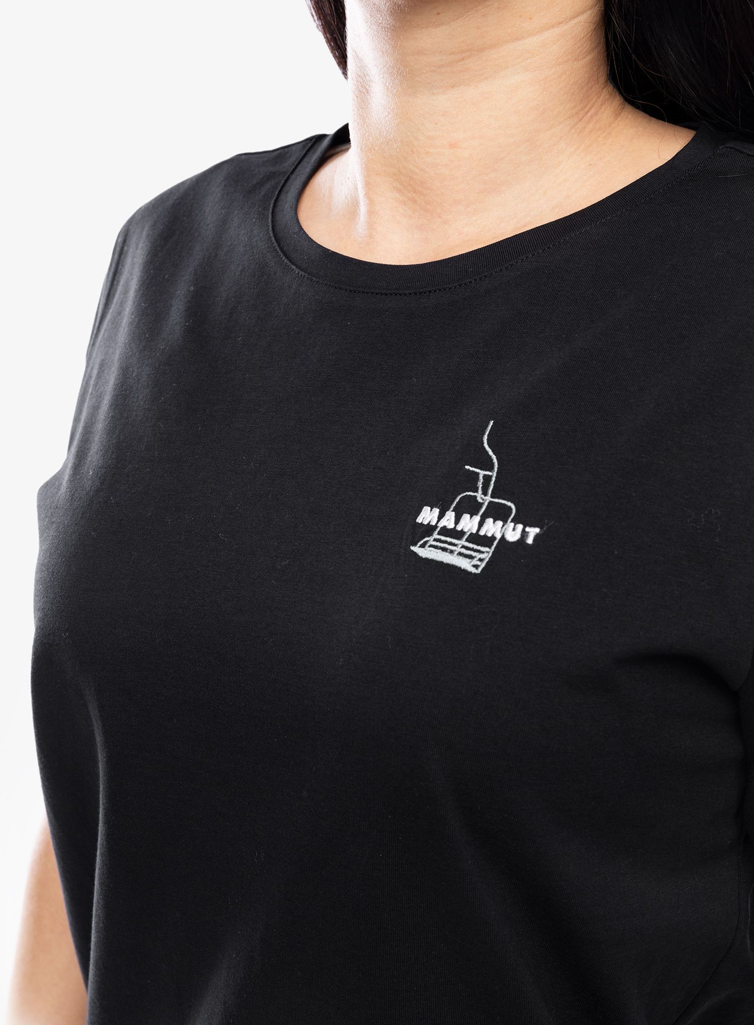 Ženska bombažna majica Mammut Core T-Shirt Snow - black