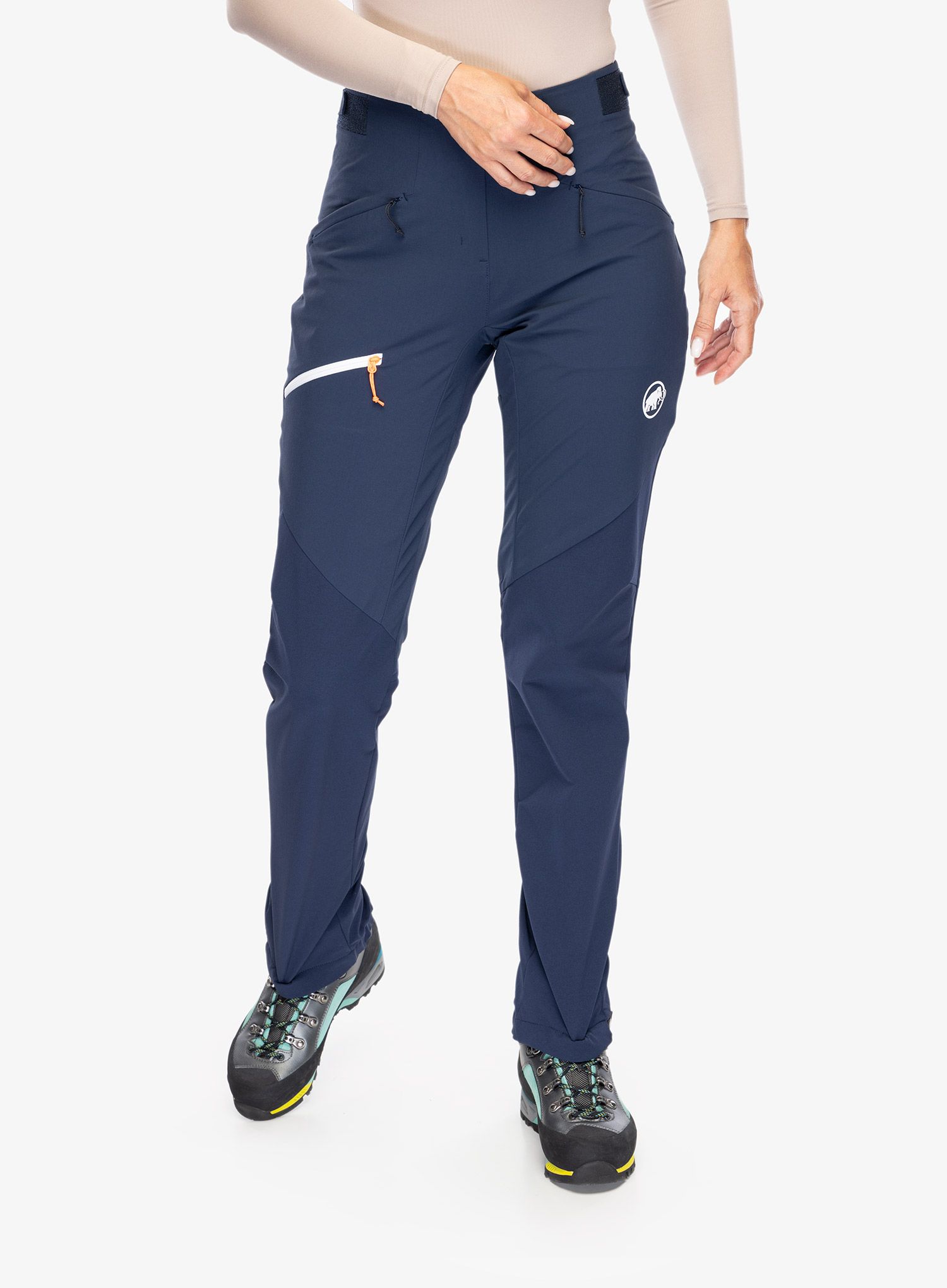 Ženske softshell hlače Mammut Courmayeur SO Pants - marine