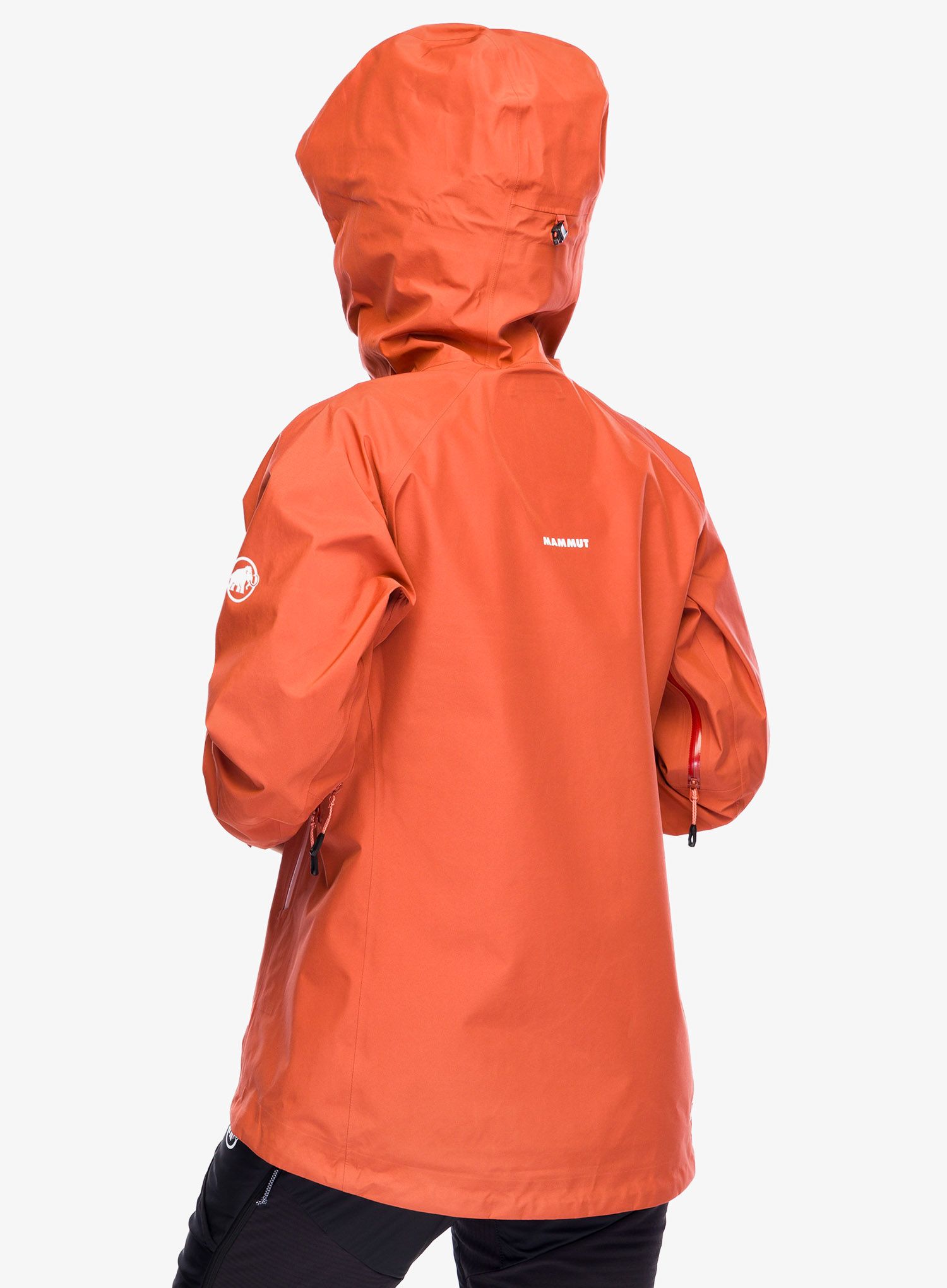 Ženska nepremočljiva jakna Mammut Crater IV HS Hooded Jacket - brick