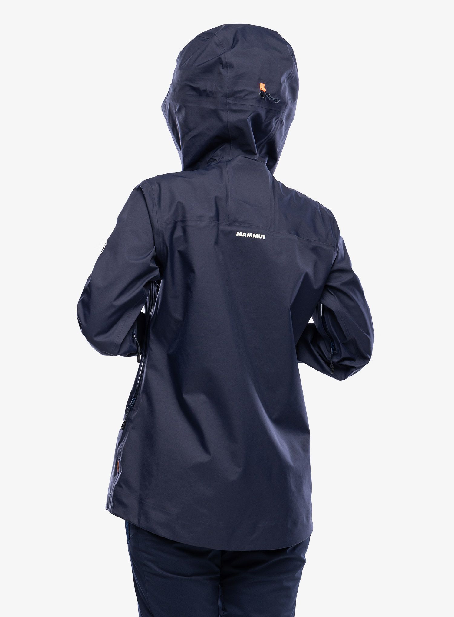 Ženska smučarska jakna Mammut Haldigrat Air HS Hooded Jacket - marine/white