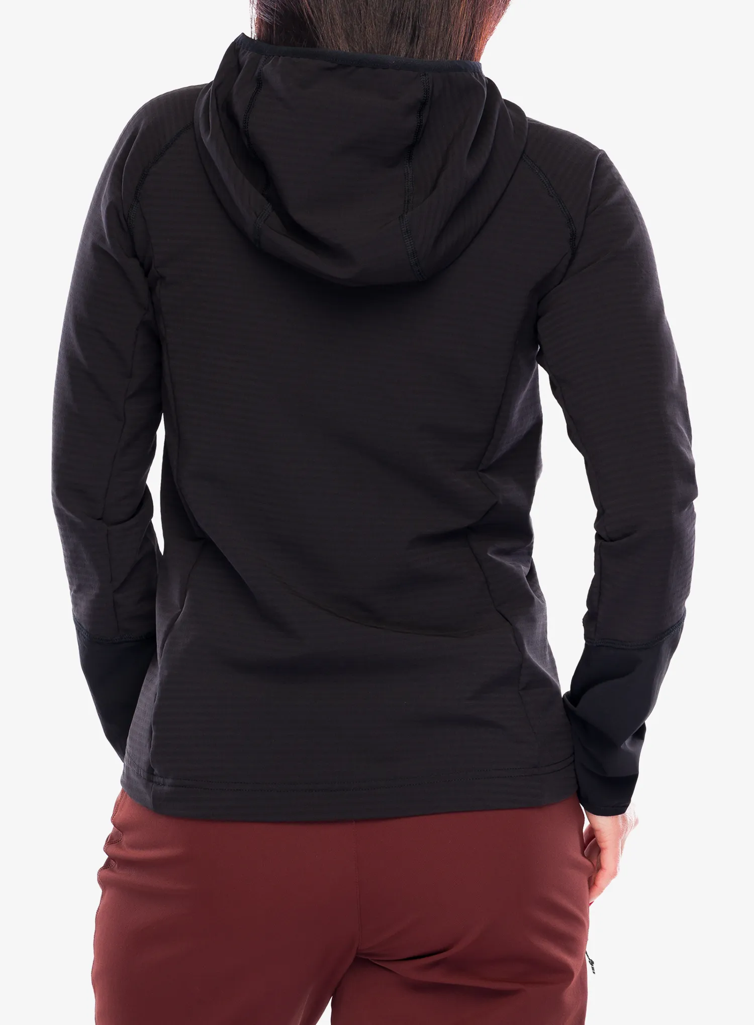 Ženska jopa s kapuco Mammut Madris Light ML Half Zip Hoody - black