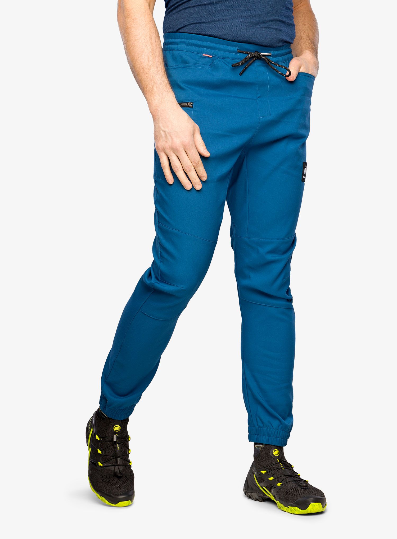 Plezalne hlače Mammut Massone Pants - deep ice
