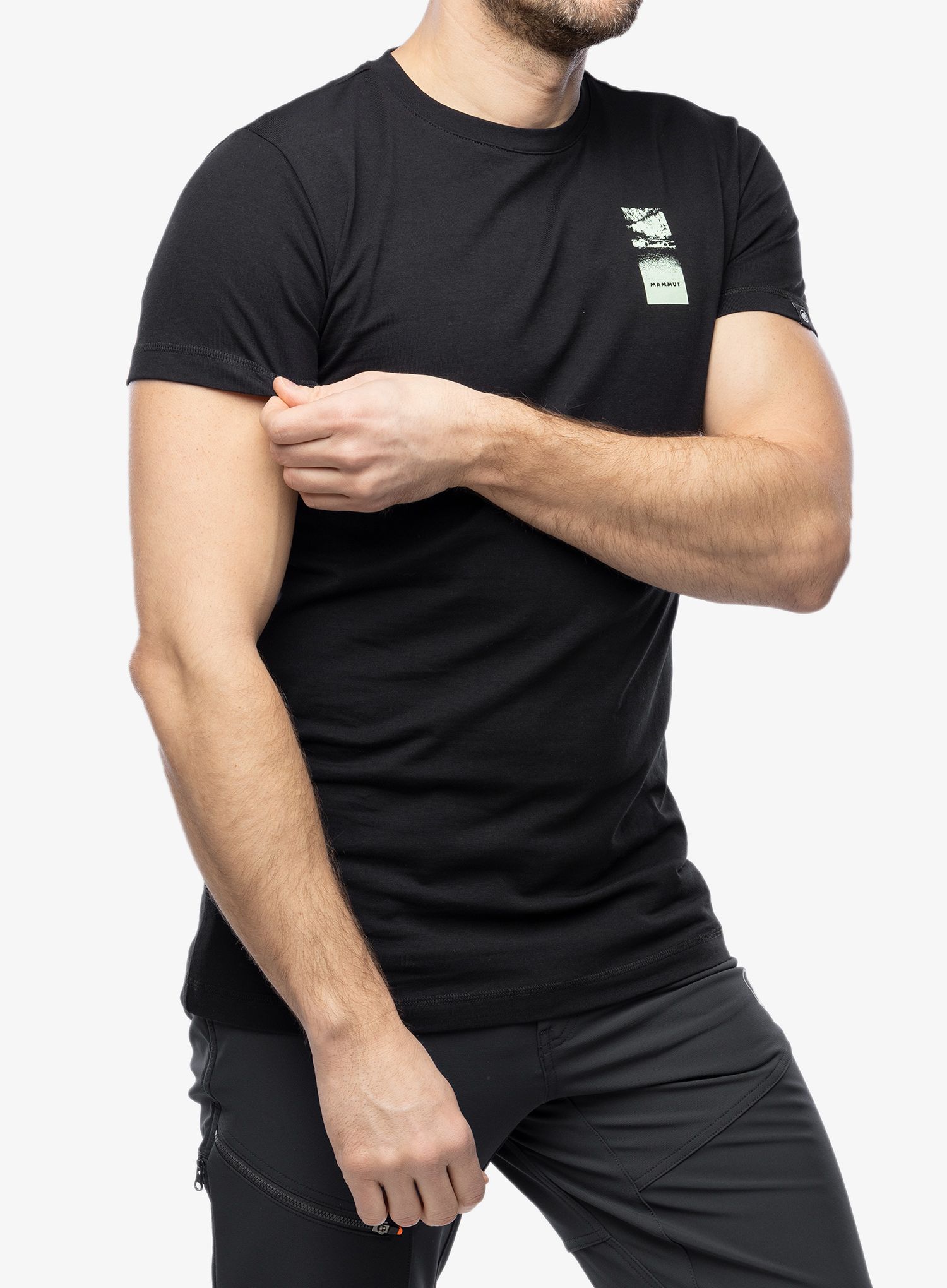 Bombažna majica Mammut Massone T-Shirt Wagon - black