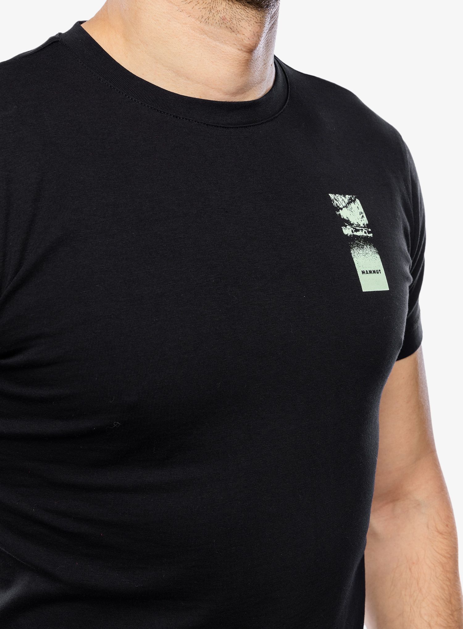Bombažna majica Mammut Massone T-Shirt Wagon - black