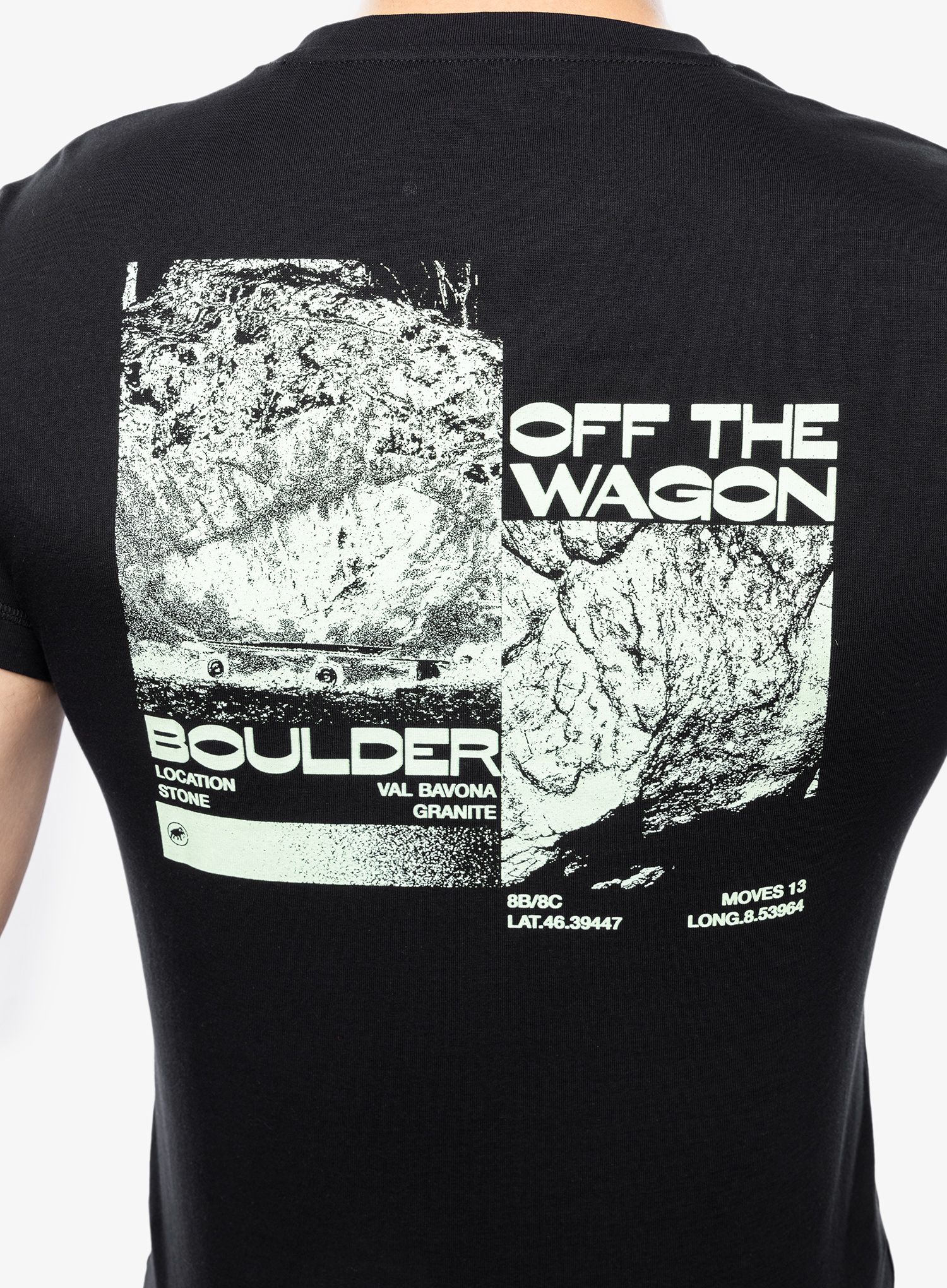 Bombažna majica Mammut Massone T-Shirt Wagon - black