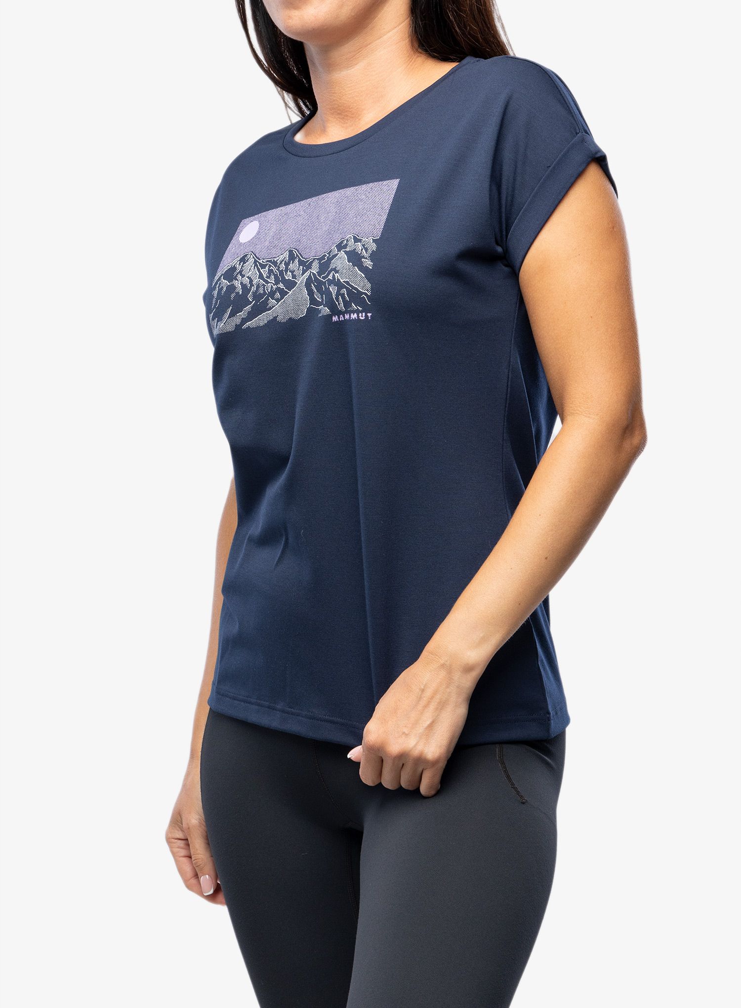 Ženska športna majica Mammut Mountain T-Shirt Trilogy - marine