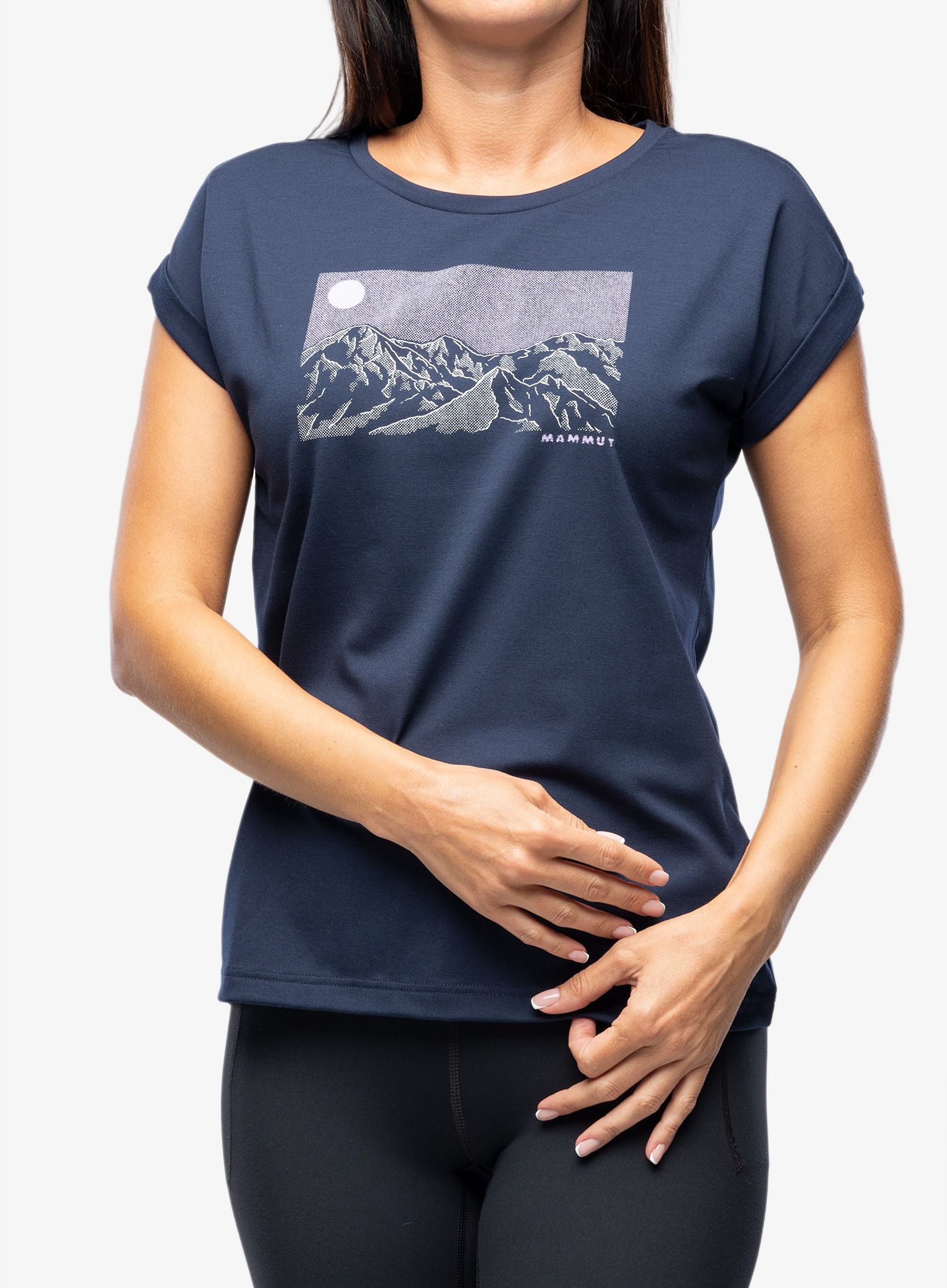 Ženska športna majica Mammut Mountain T-Shirt Trilogy - marine