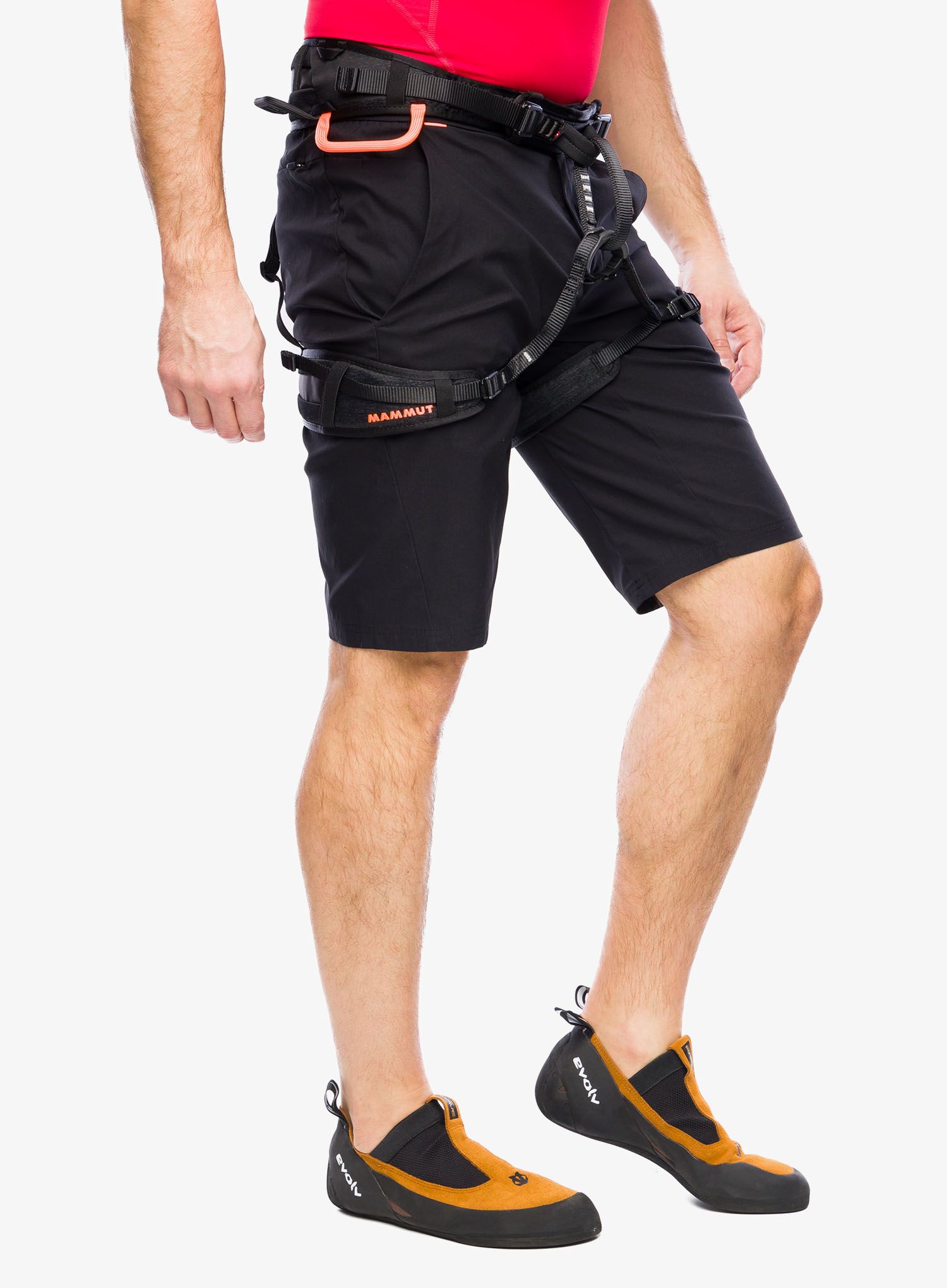 Plezalni pas Mammut Ophir 4 Slide  - black/safety orange