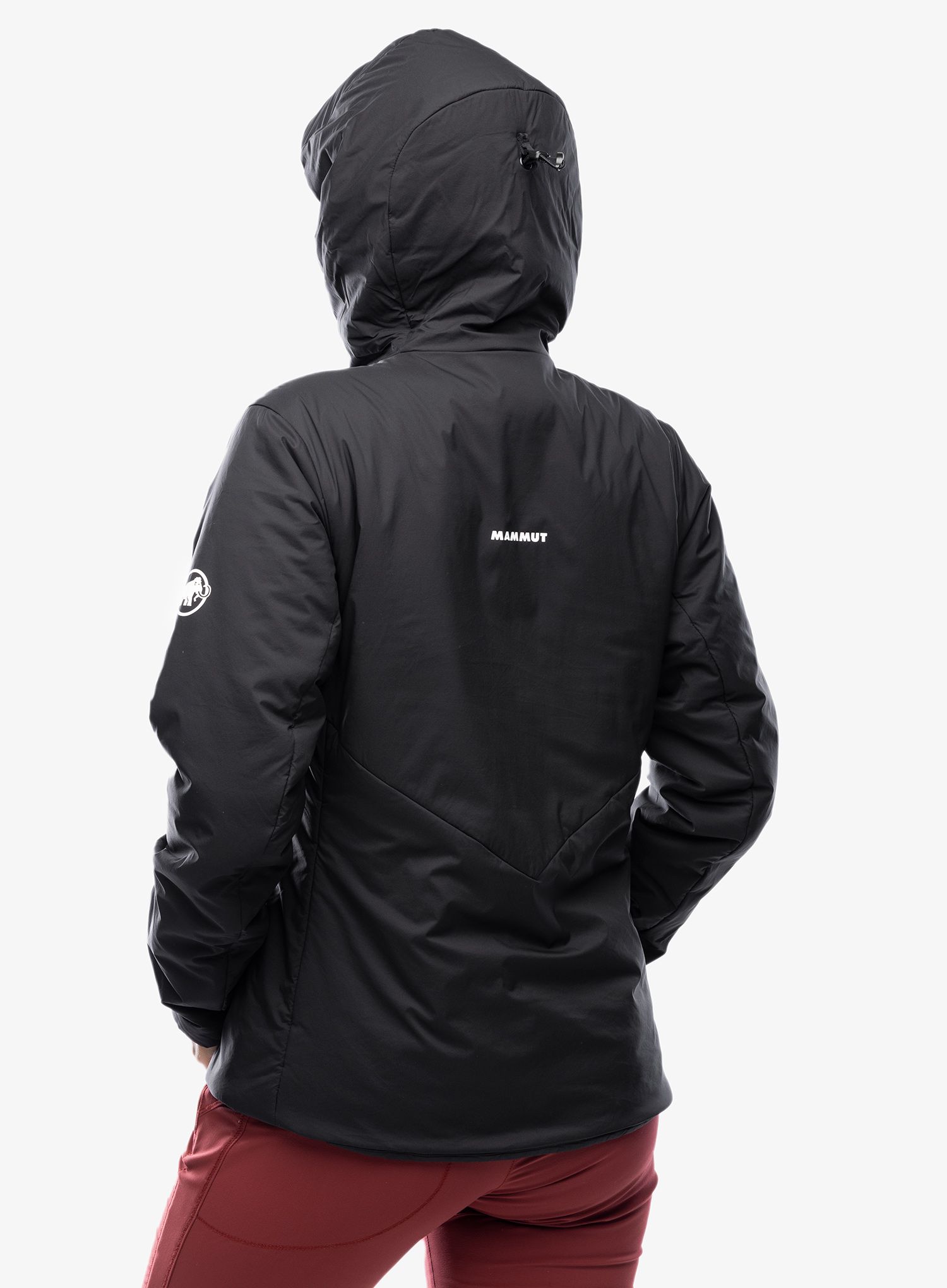 Ženska sintetična jakna Mammut Rime IN Flex Hooded Jacket - black