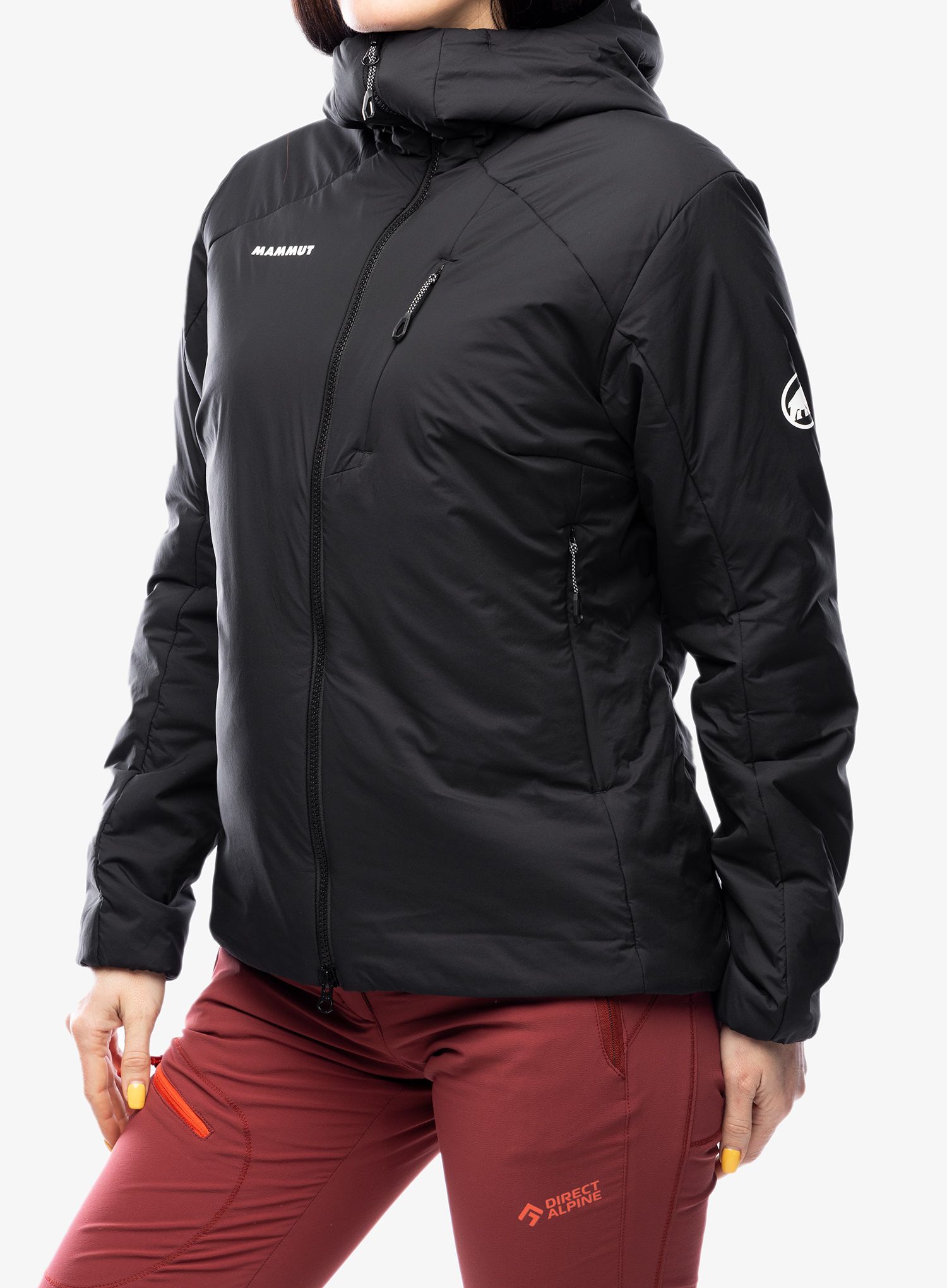 Ženska sintetična jakna Mammut Rime IN Flex Hooded Jacket - black