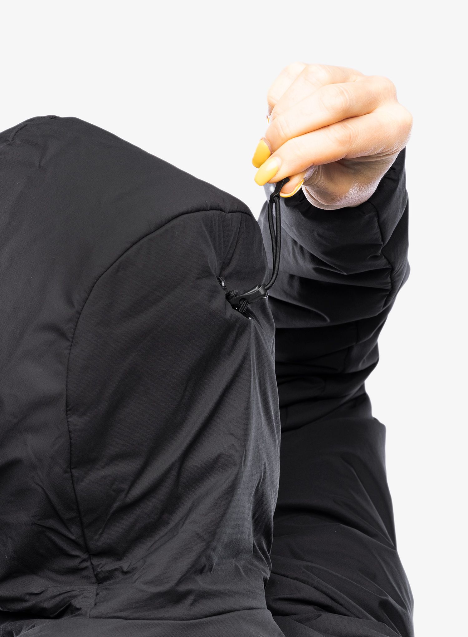 Ženska sintetična jakna Mammut Rime IN Flex Hooded Jacket - black