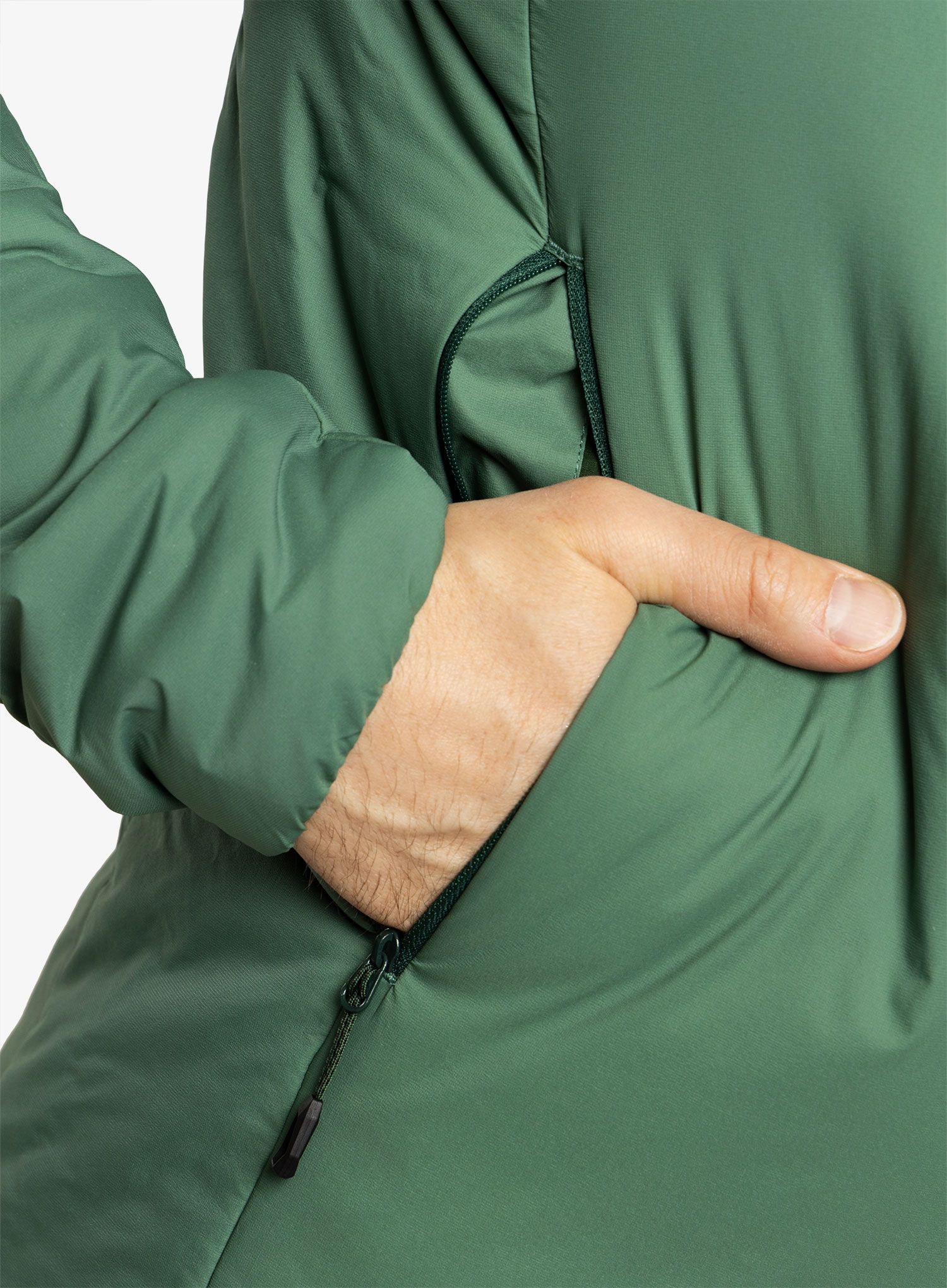 Sintetična jakna Mammut Rime IN Flex Hooded Jacket - dark jade