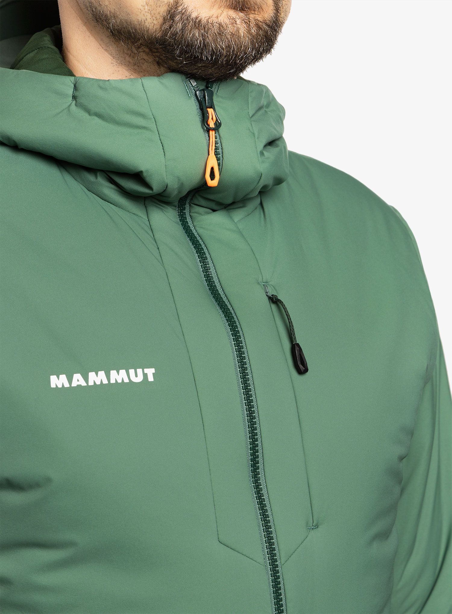 Sintetična jakna Mammut Rime IN Flex Hooded Jacket - dark jade