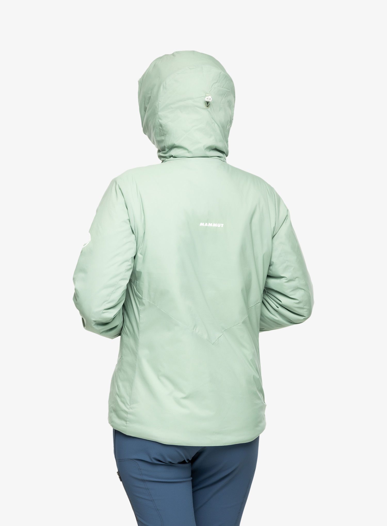 Ženska sintetična jakna Mammut Rime IN Flex Hooded Jacket - jade
