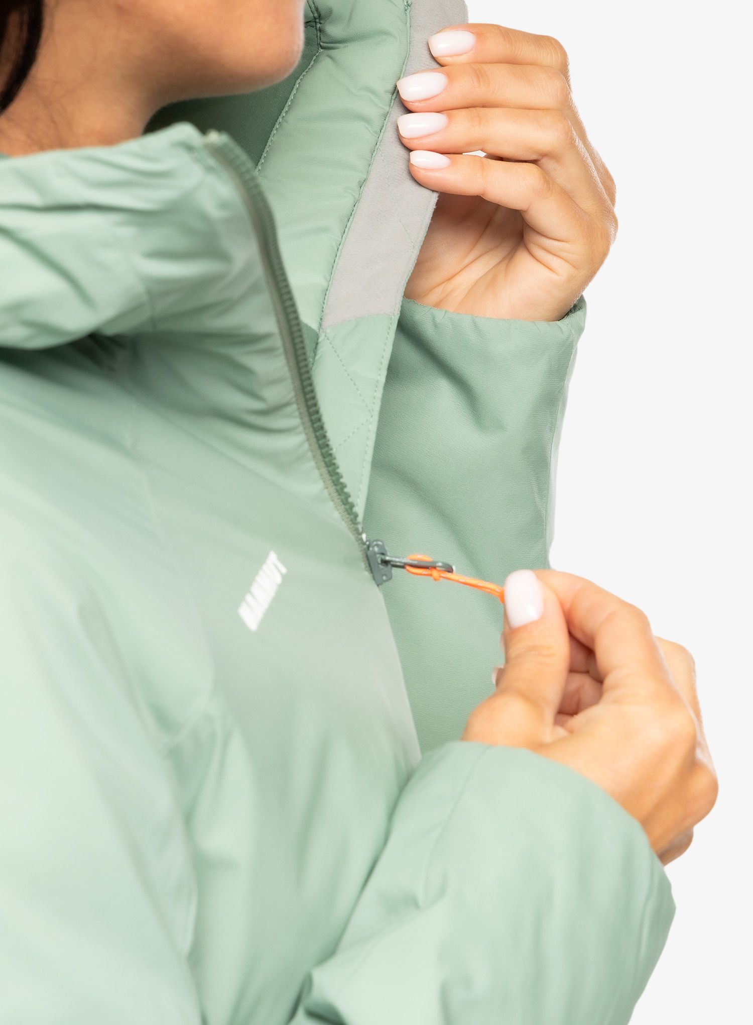 Ženska sintetična jakna Mammut Rime IN Flex Hooded Jacket - jade