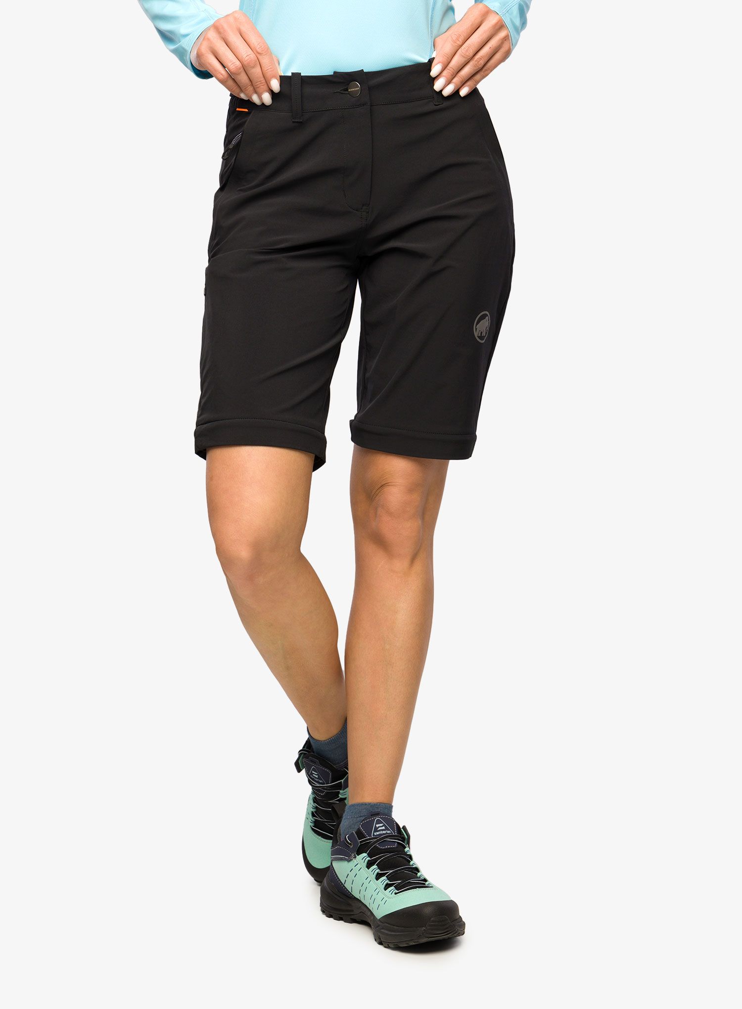 Ženske hlače Mammut Runbold Zip Off Pants - black