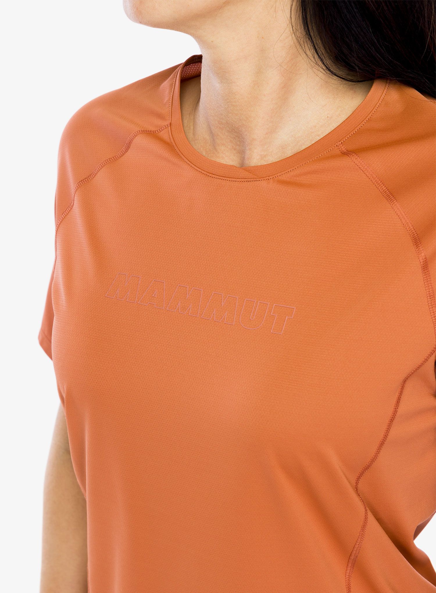 Ženska športna majica Mammut Selun FL Logo T-Shirt - brick