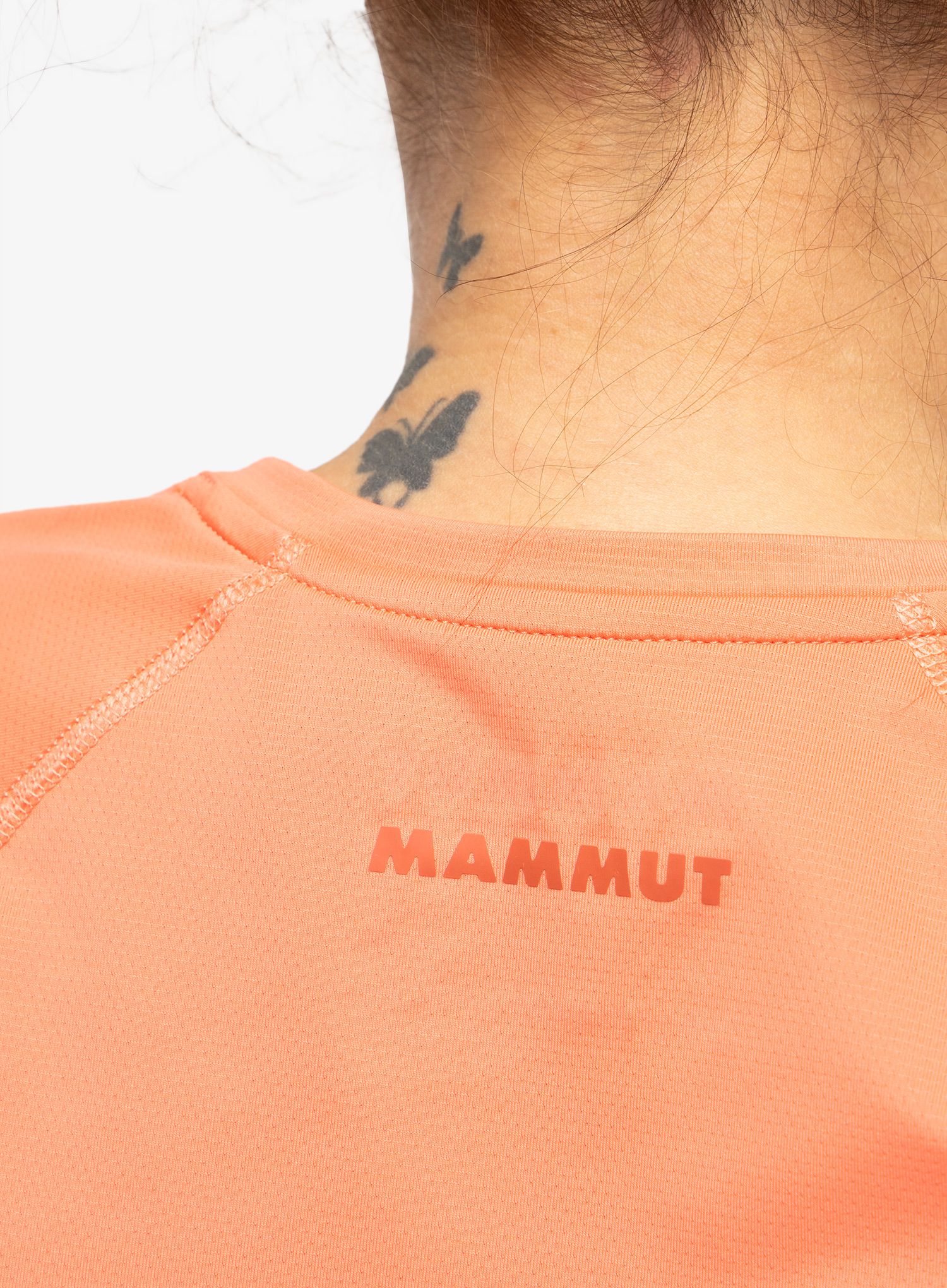 Ženska športna majica Mammut Selun FL Logo T-Shirt - salmon