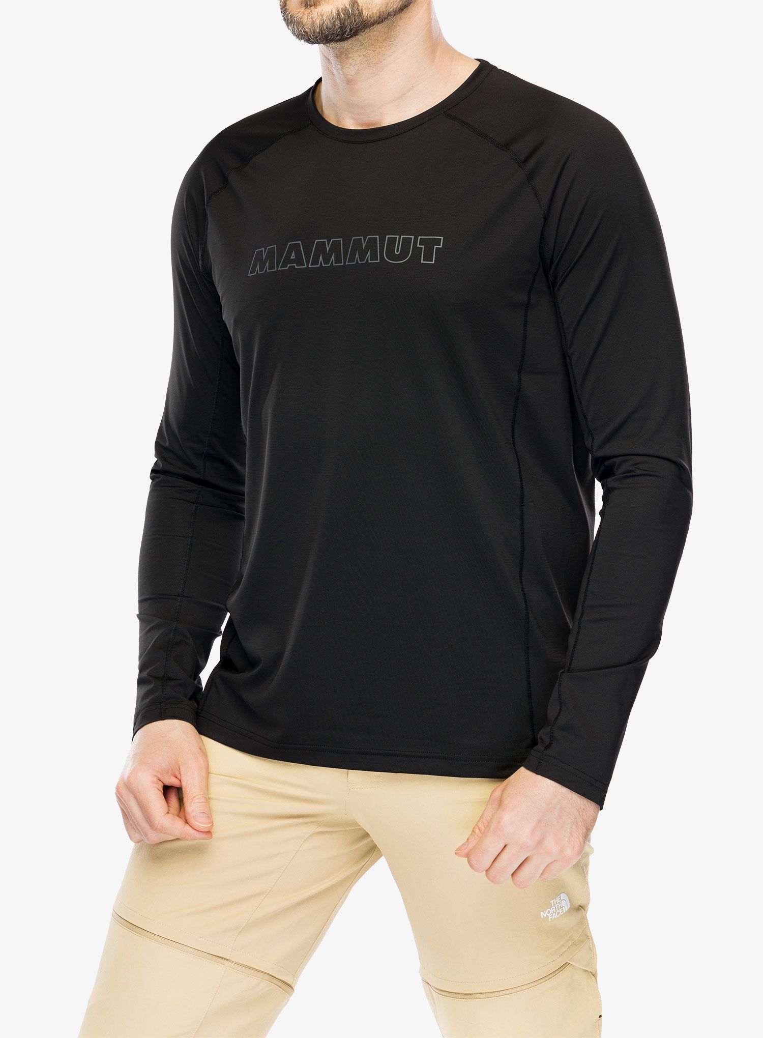 Jopica Mammut Selun FL Longsleeve Logo - black