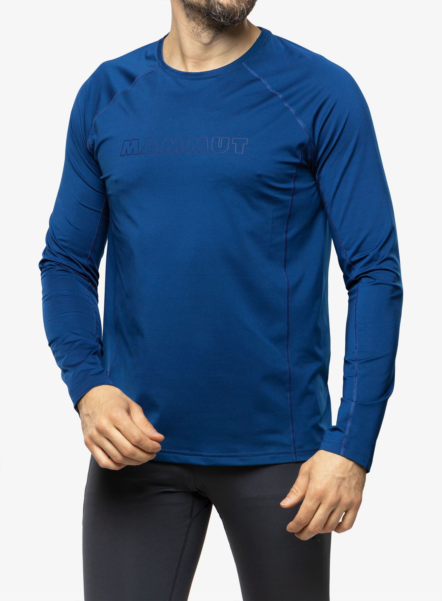 Moška jopica Mammut Selun FL Longsleeve Logo - deep ice