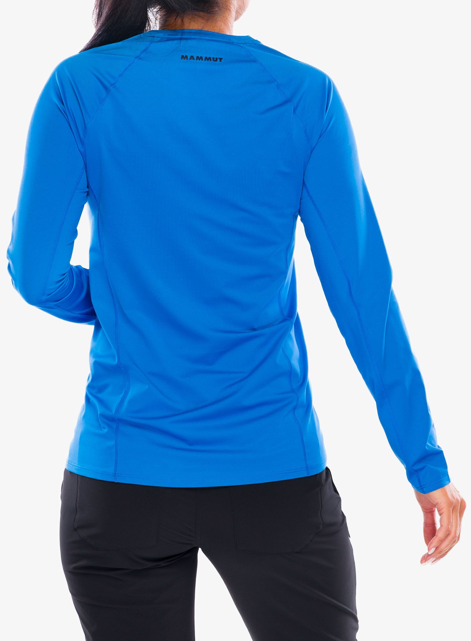 Ženska jopica brez kapuce Mammut Selun FL Longsleeve Logo - glacier blue