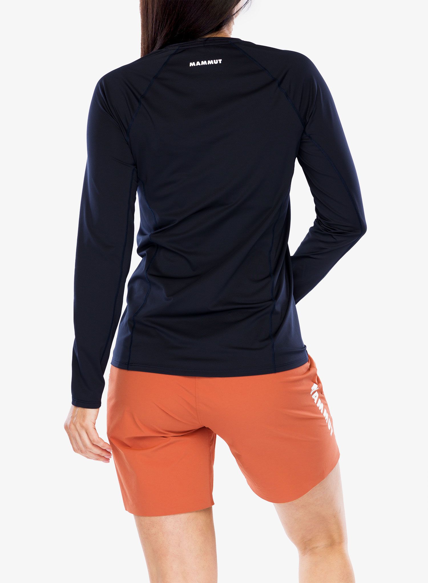 Ženska jopica Mammut Selun FL Longsleeve Logo - marine