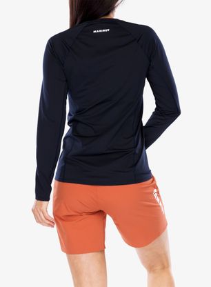 Ženska jopica Mammut Selun FL Longsleeve Logo - marine
