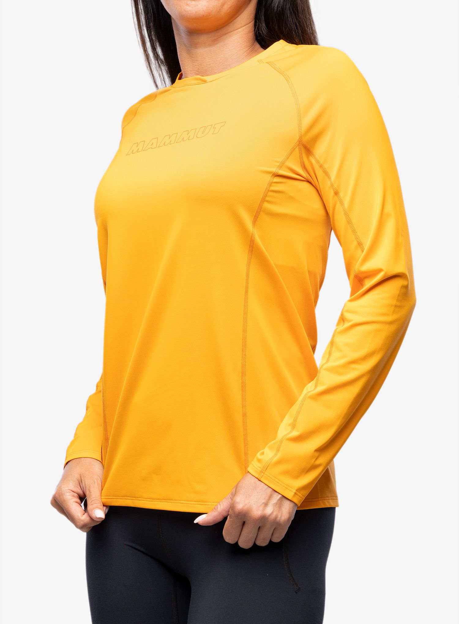 Ženski longsleeve Mammut Selun FL Longsleeve Logo - tangerine
