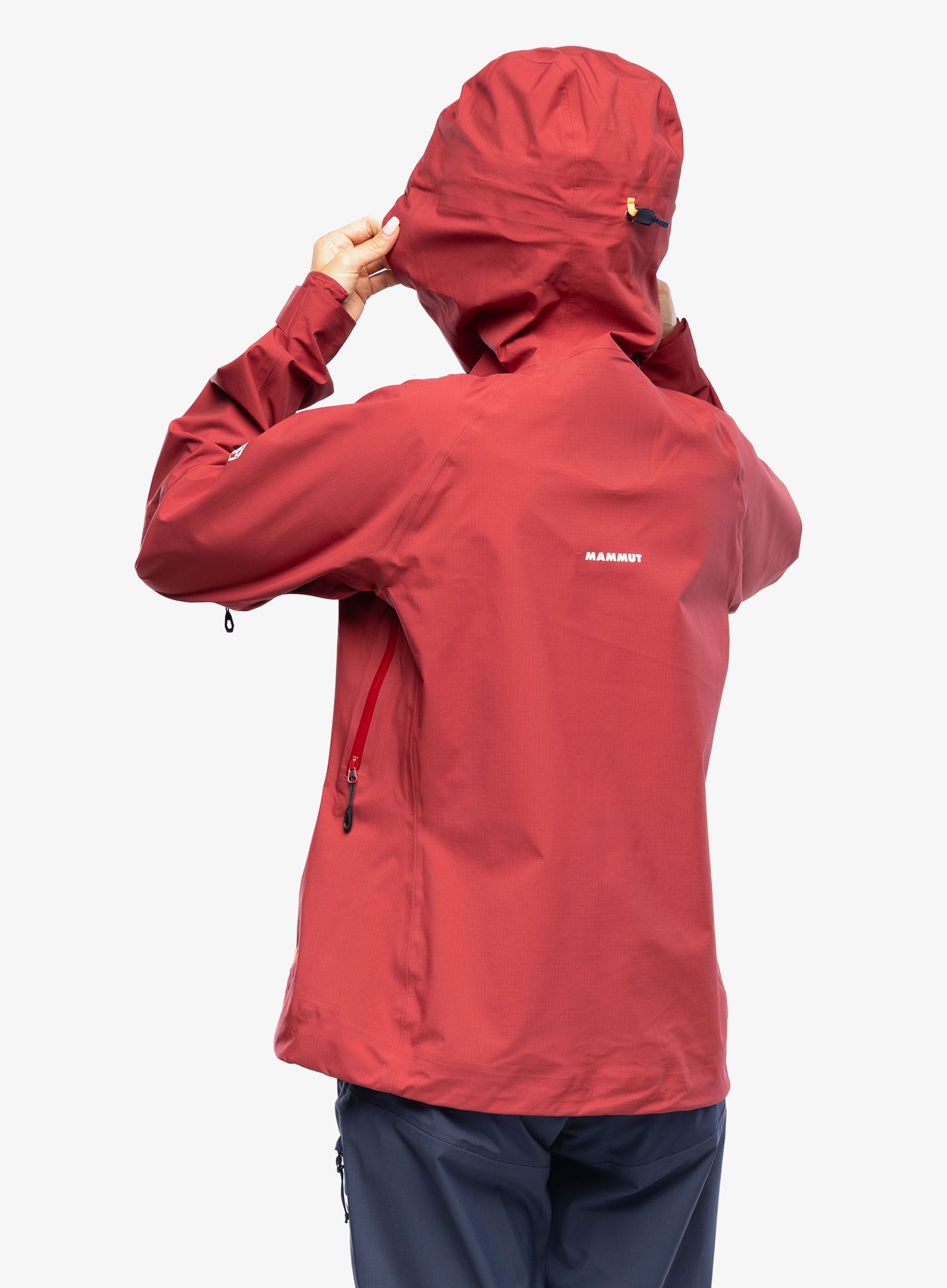 Ženska hardshell jakna Mammut Taiss HS Hooded Jacket - blood red