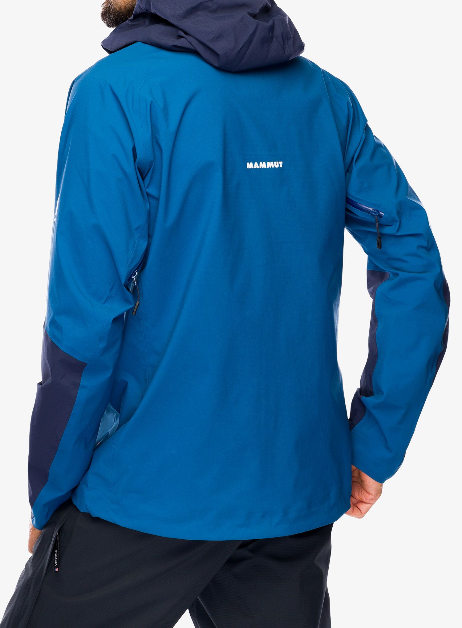 Nepremočljiva jakna Mammut Taiss HS Hooded Jacket - deep ice/marine