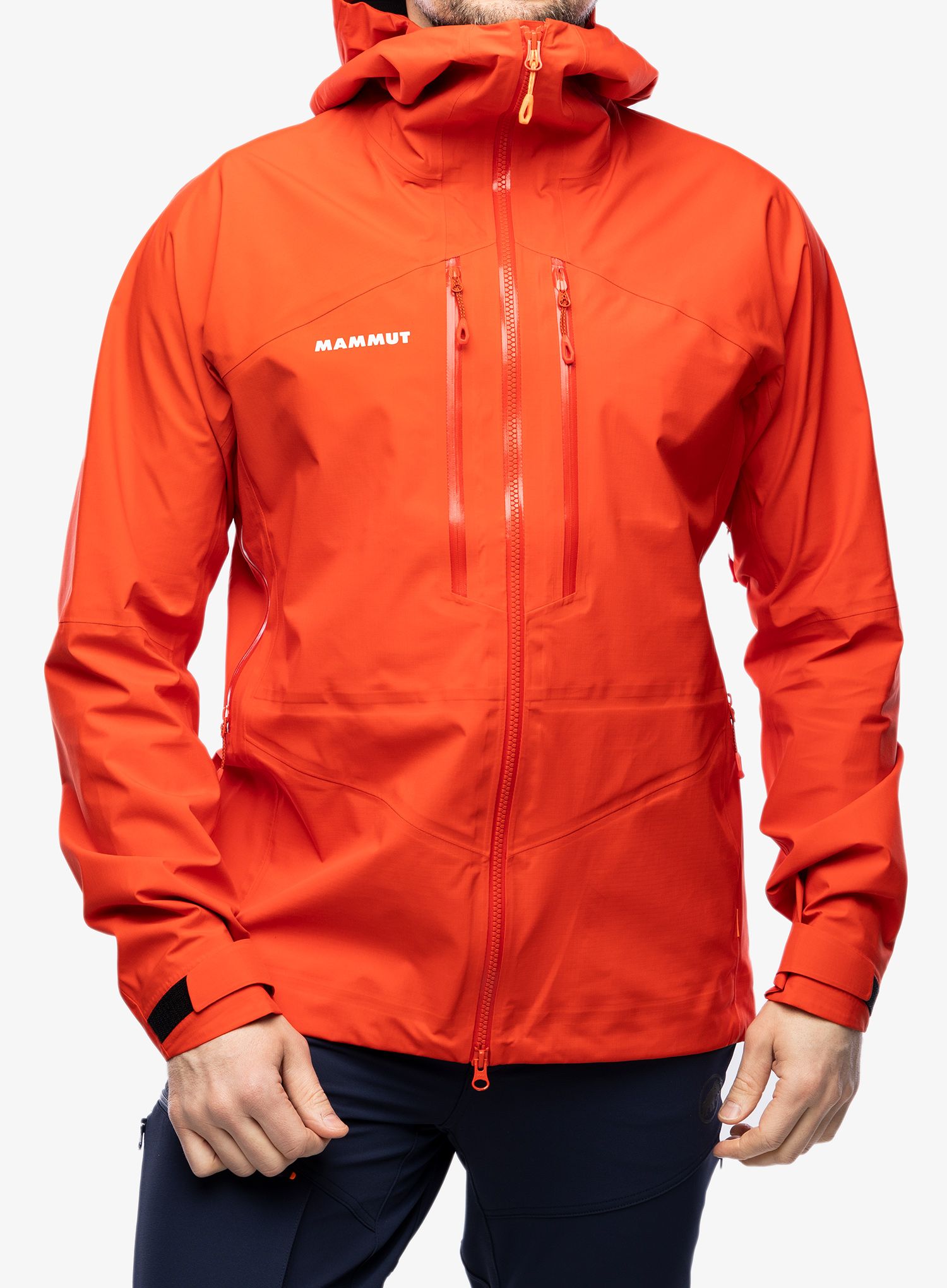 Nepremočljiva jakna Mammut Taiss HS Hooded Jacket - mammut red