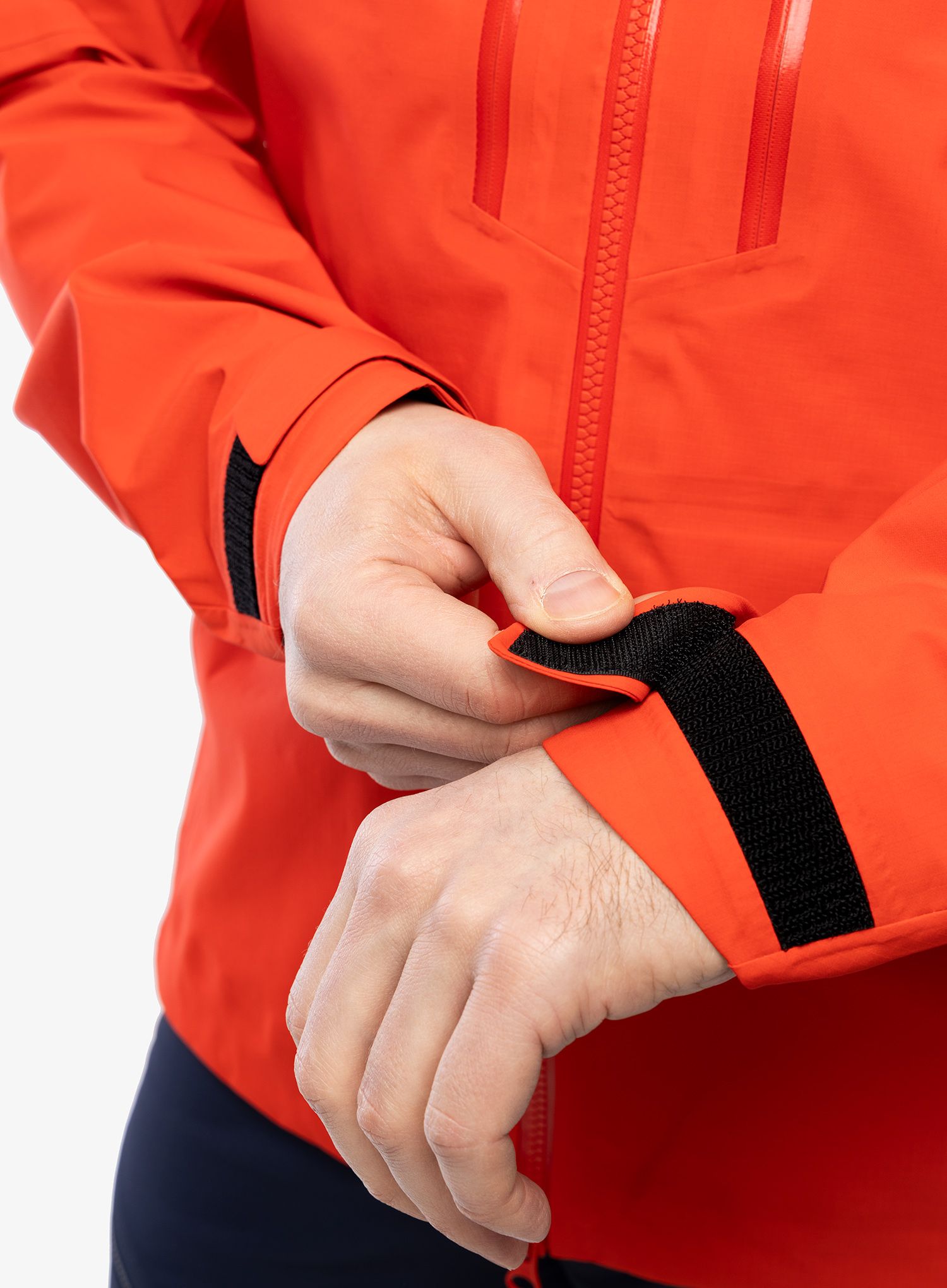 Nepremočljiva jakna Mammut Taiss HS Hooded Jacket - mammut red