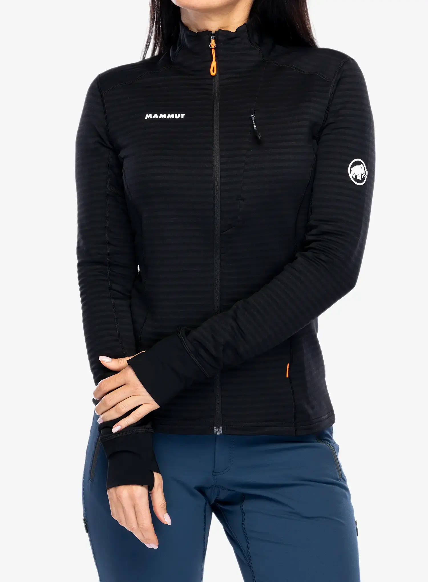Ženska jopica z zadrgo Mammut Taiss Light ML Jacket - black