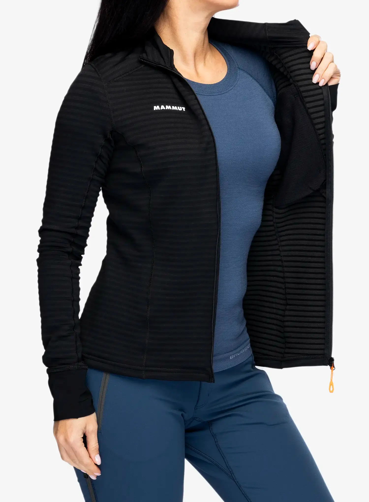Ženska jopica z zadrgo Mammut Taiss Light ML Jacket - black
