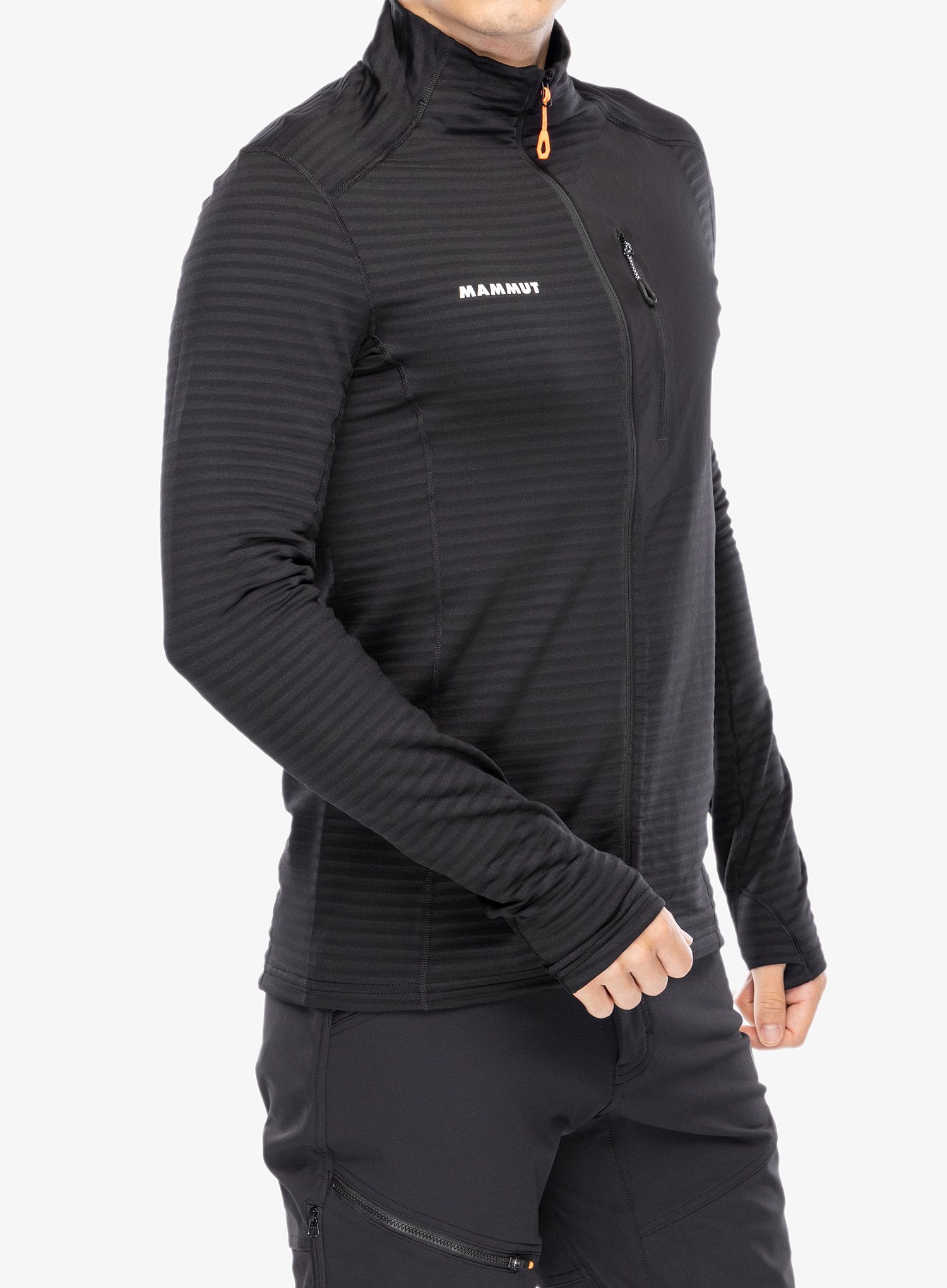 Jopica na zadrgo Mammut Taiss Light ML Jacket - black