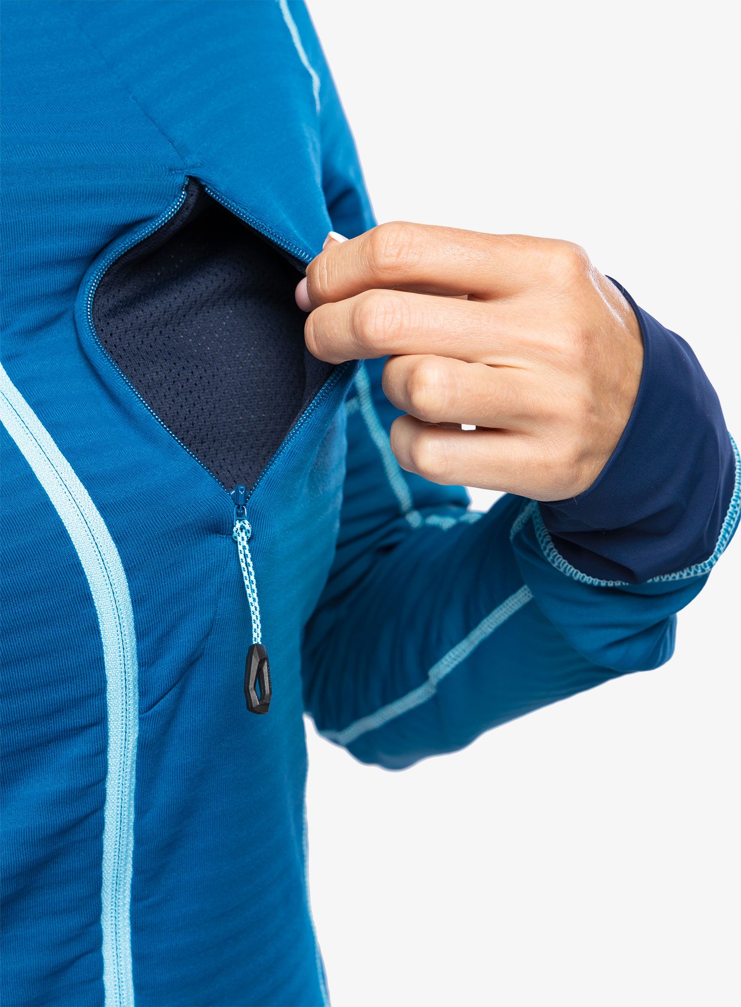 Ženska jopica Mammut Taiss Light ML Jacket - deep ice/cool blue